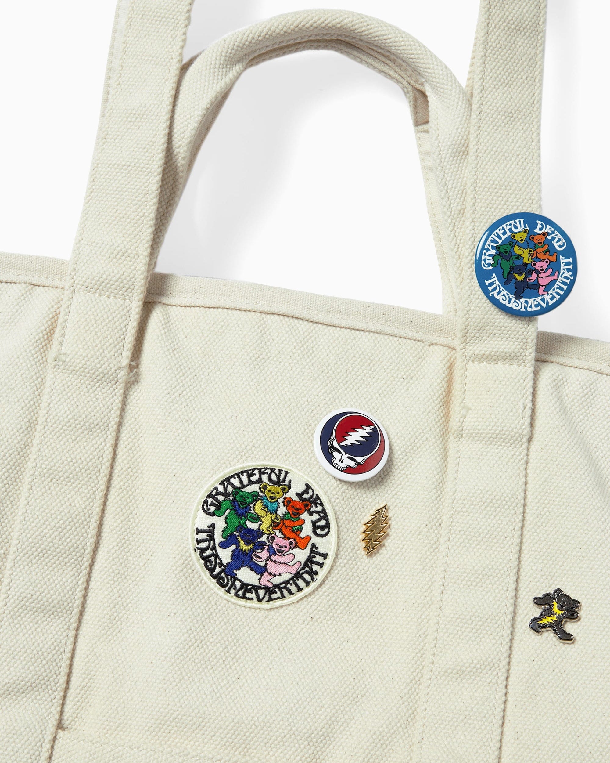 Thisisneverthat® Tote Bag thisisneverthat® thisisneverthat® x Grateful Dead Unisex Washed Tote Bag Unisex