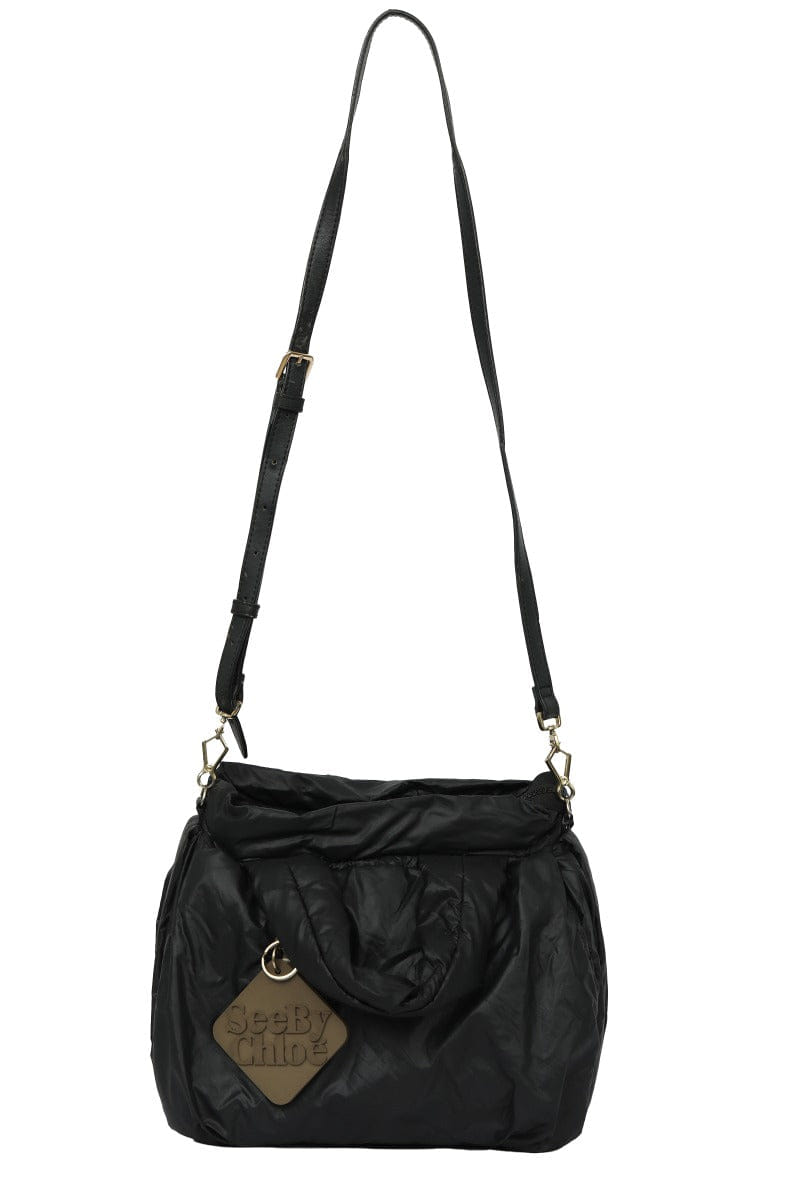 Retag Reselling Luxury Private Limited See By Chole Black Fluffy Tote Bag