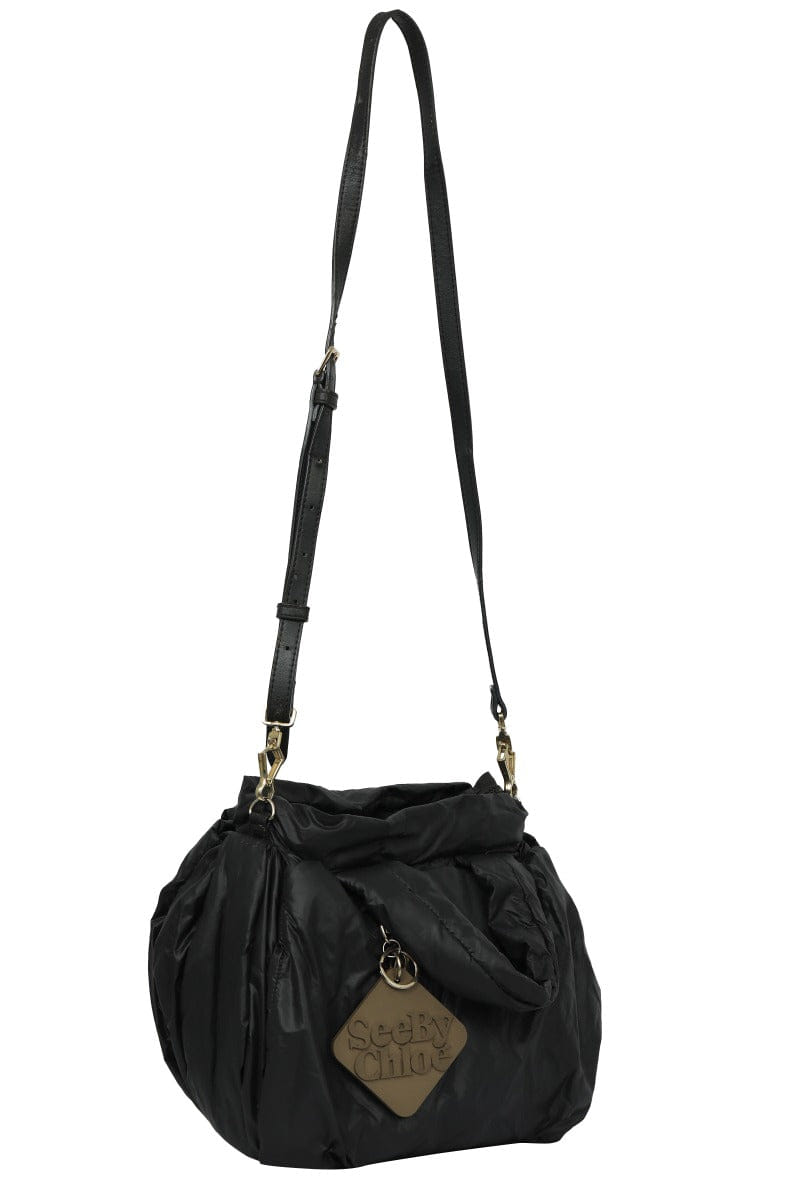 Retag Reselling Luxury Private Limited See By Chole Black Fluffy Tote Bag
