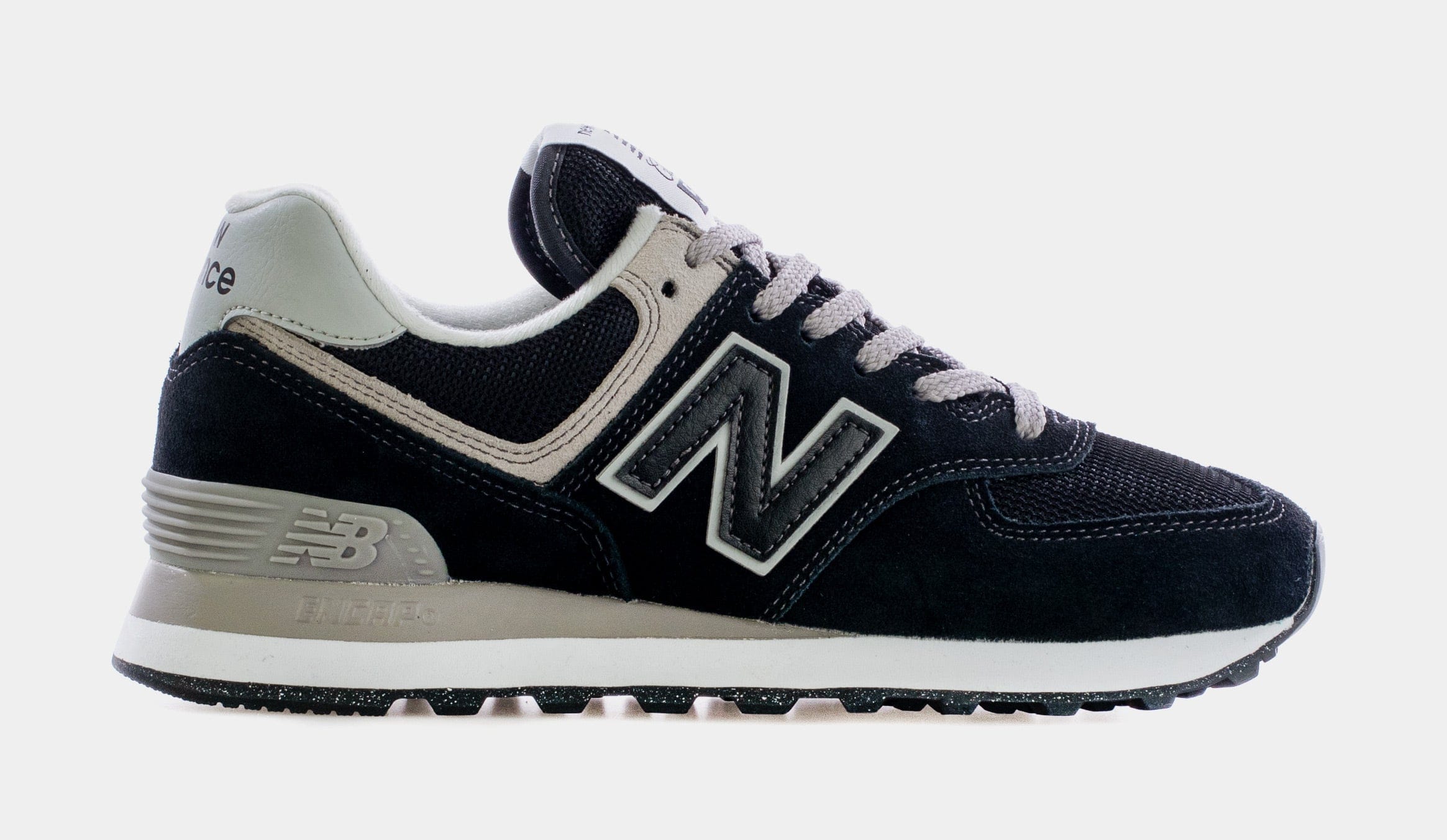 Newbalance 574 Core Womens Running Shoes (Black)