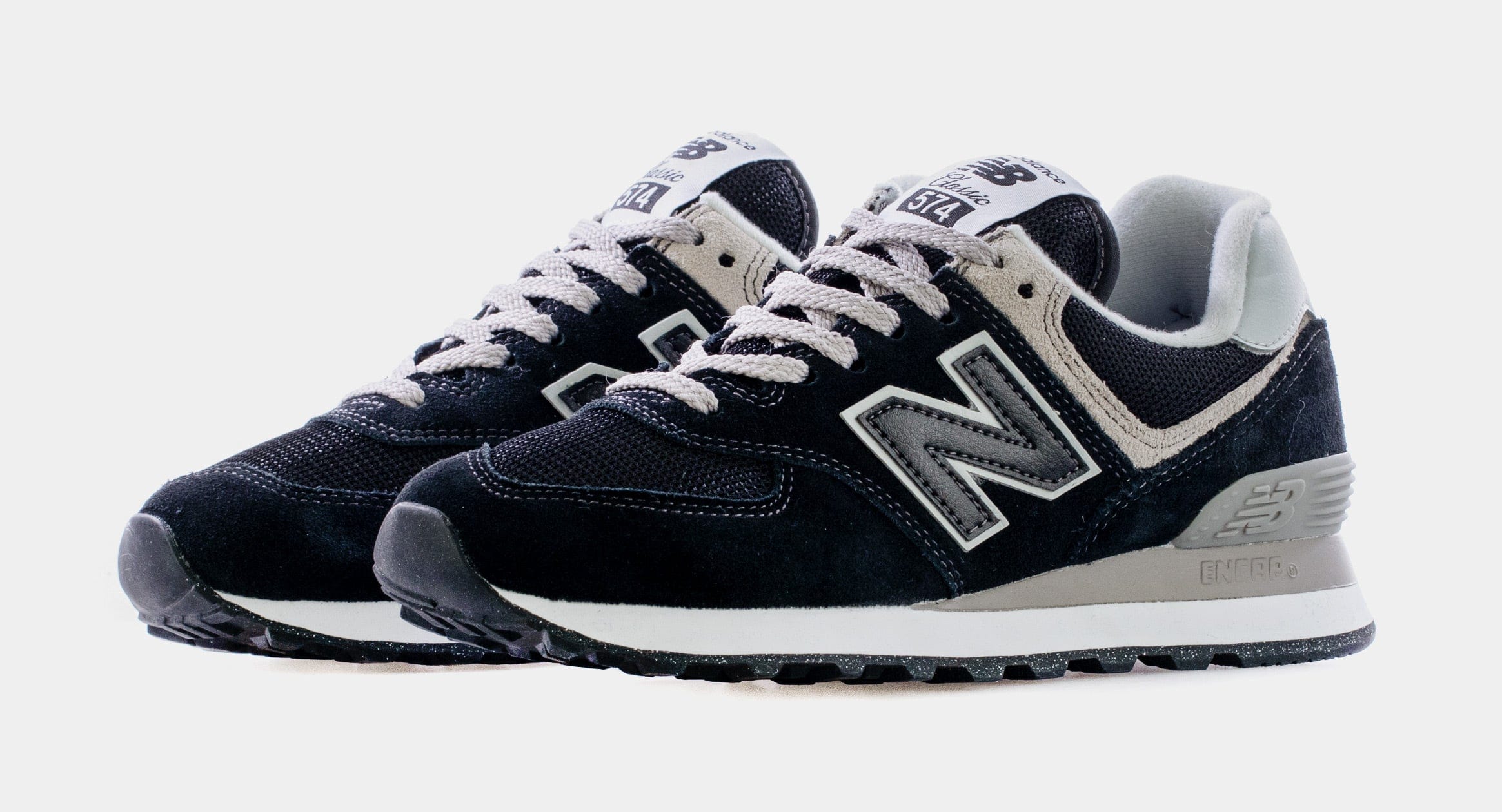Newbalance 574 Core Womens Running Shoes (Black)