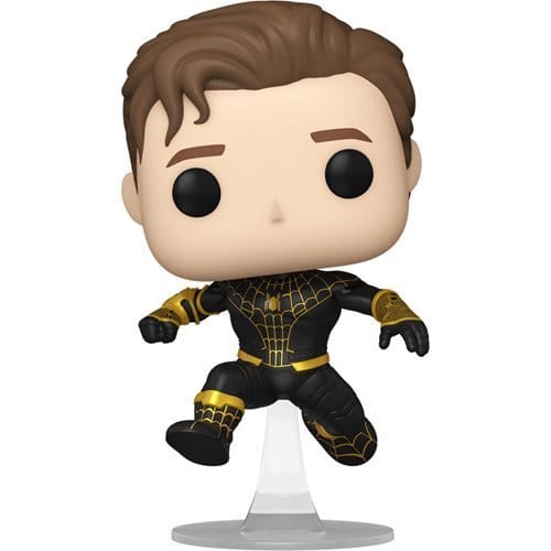 Funko Pop! 1073 Spider - Man: No Way Home - Unmasked Spider - Man Black Suit Vinyl Figure - AAA Anime Exclusive