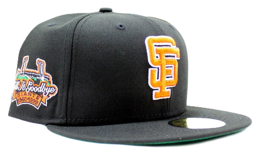 New Era San Francisco Giants Tell It Goodbye Patch Fitted Hat (Black)