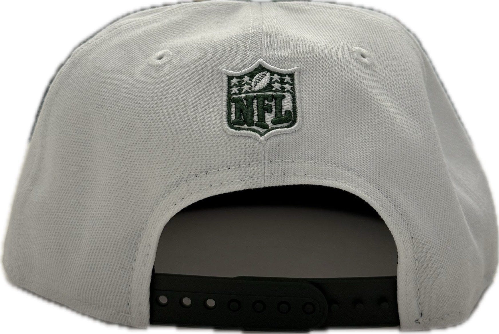 New Era Born x Raised x Packers New Era Snapback Rocker Hat White