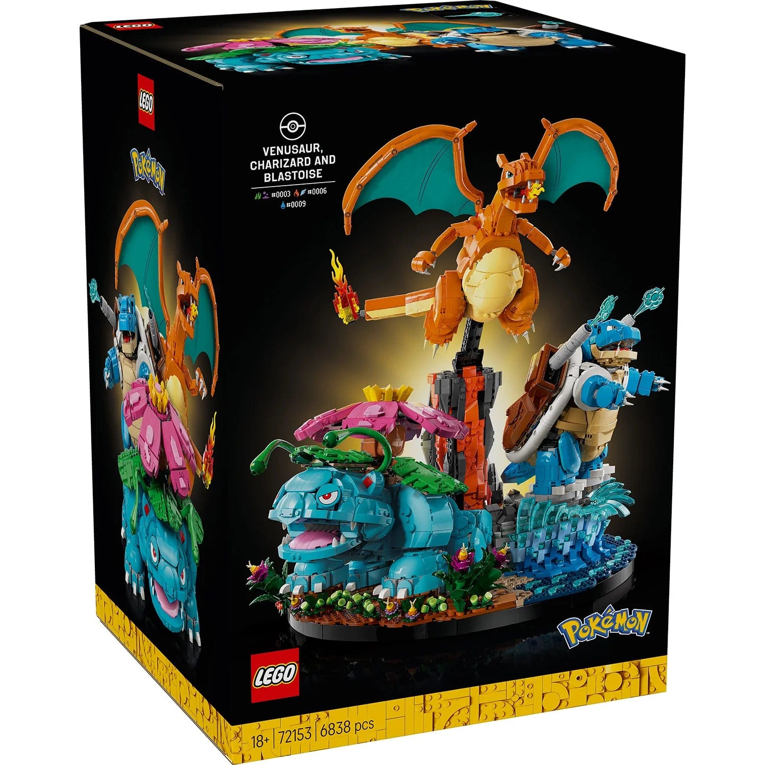 Pokemon LEGO Pokémon Venusaur, Charizard and Blastoise 72153