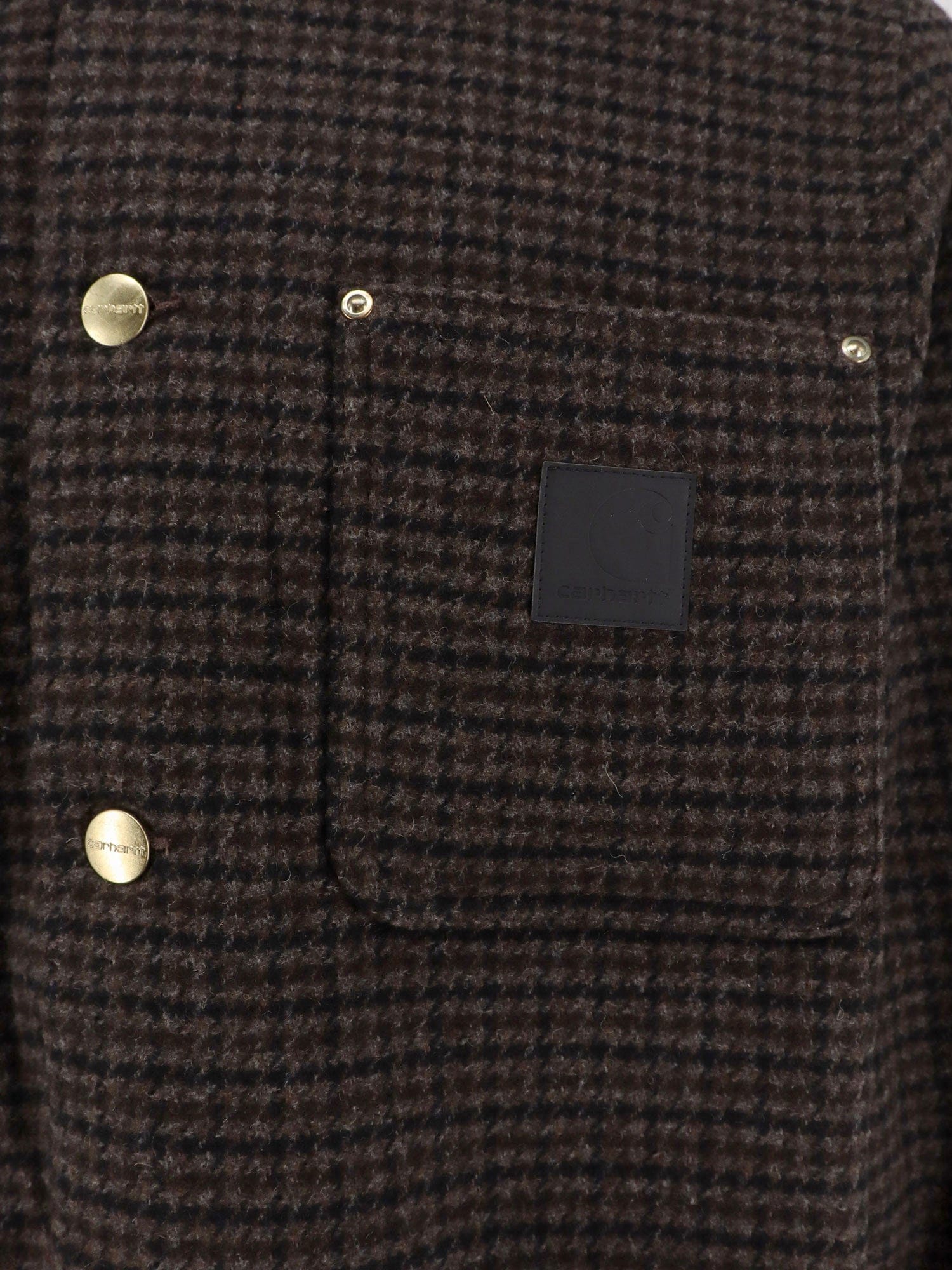 Carhartt WIP Lowis jacket with houndstooth pattern