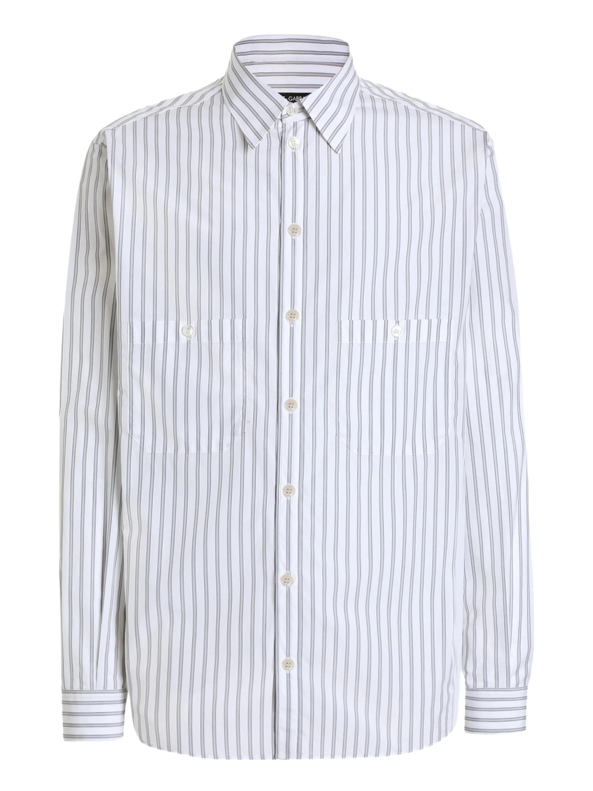 Dolce & Gabbana Martini striped - pattern pocket shirt