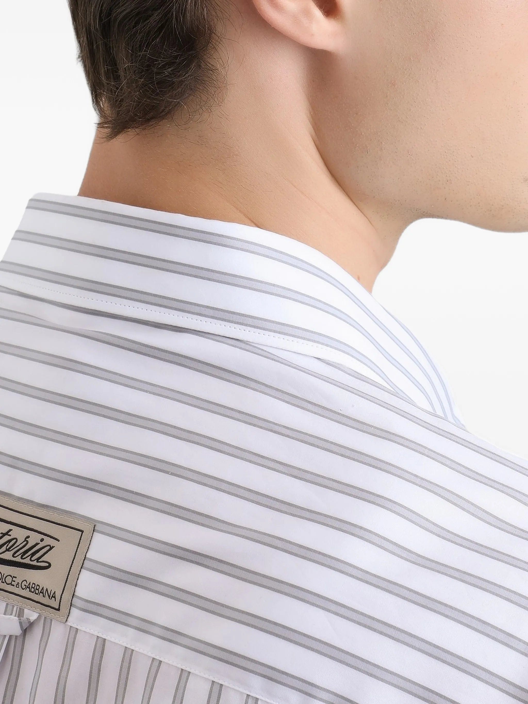 Dolce & Gabbana Martini striped - pattern pocket shirt