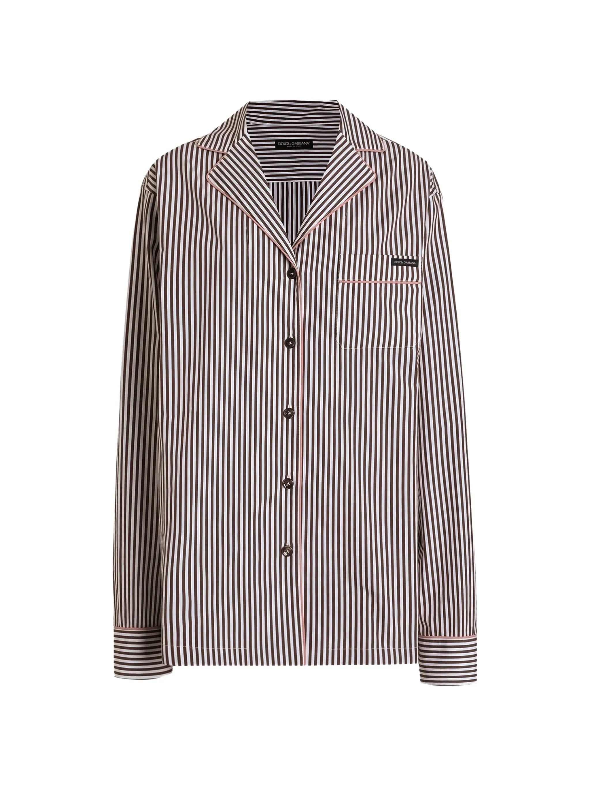 Dolce & Gabbana striped poplin shirt