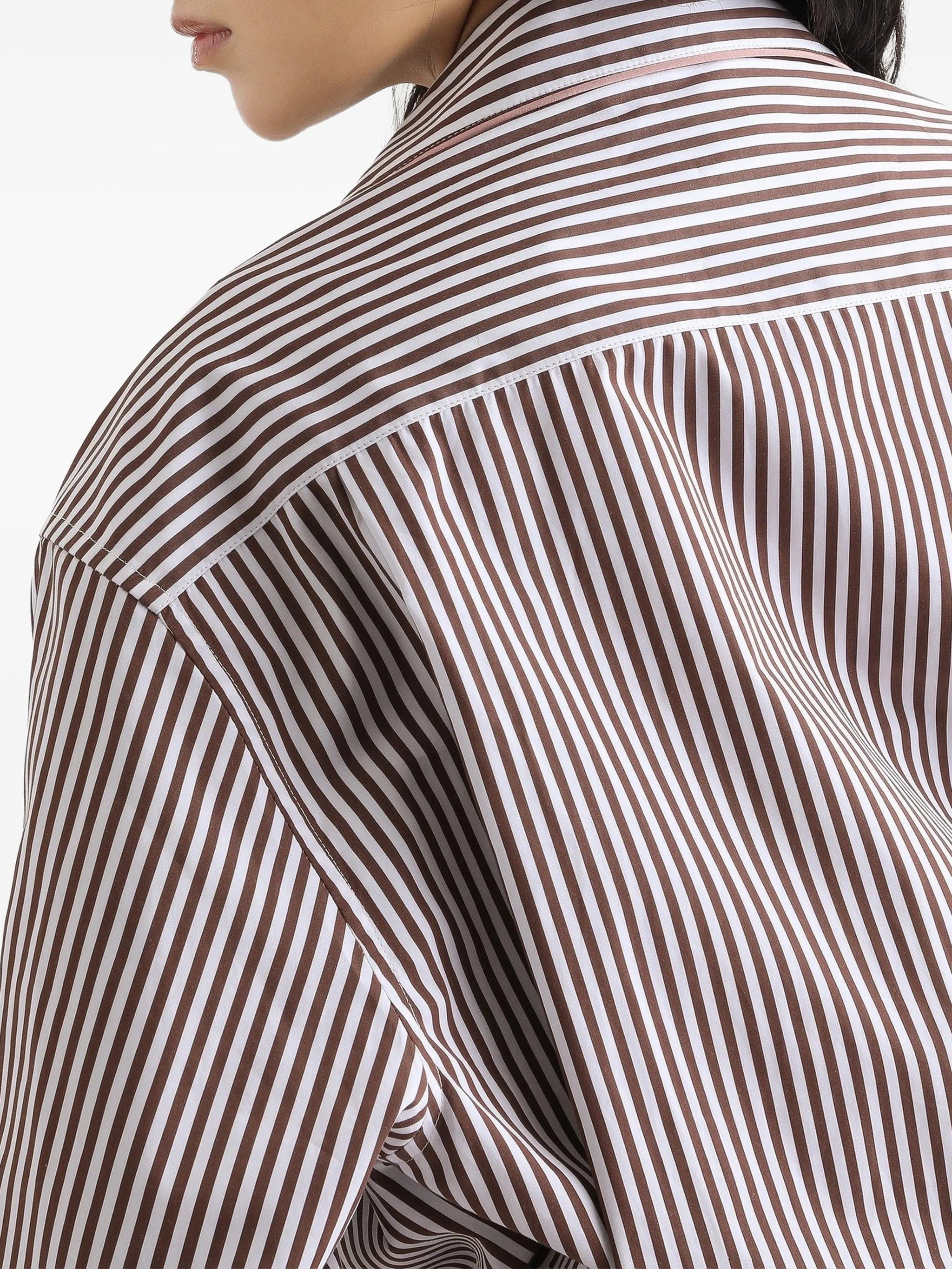 Dolce & Gabbana striped poplin shirt