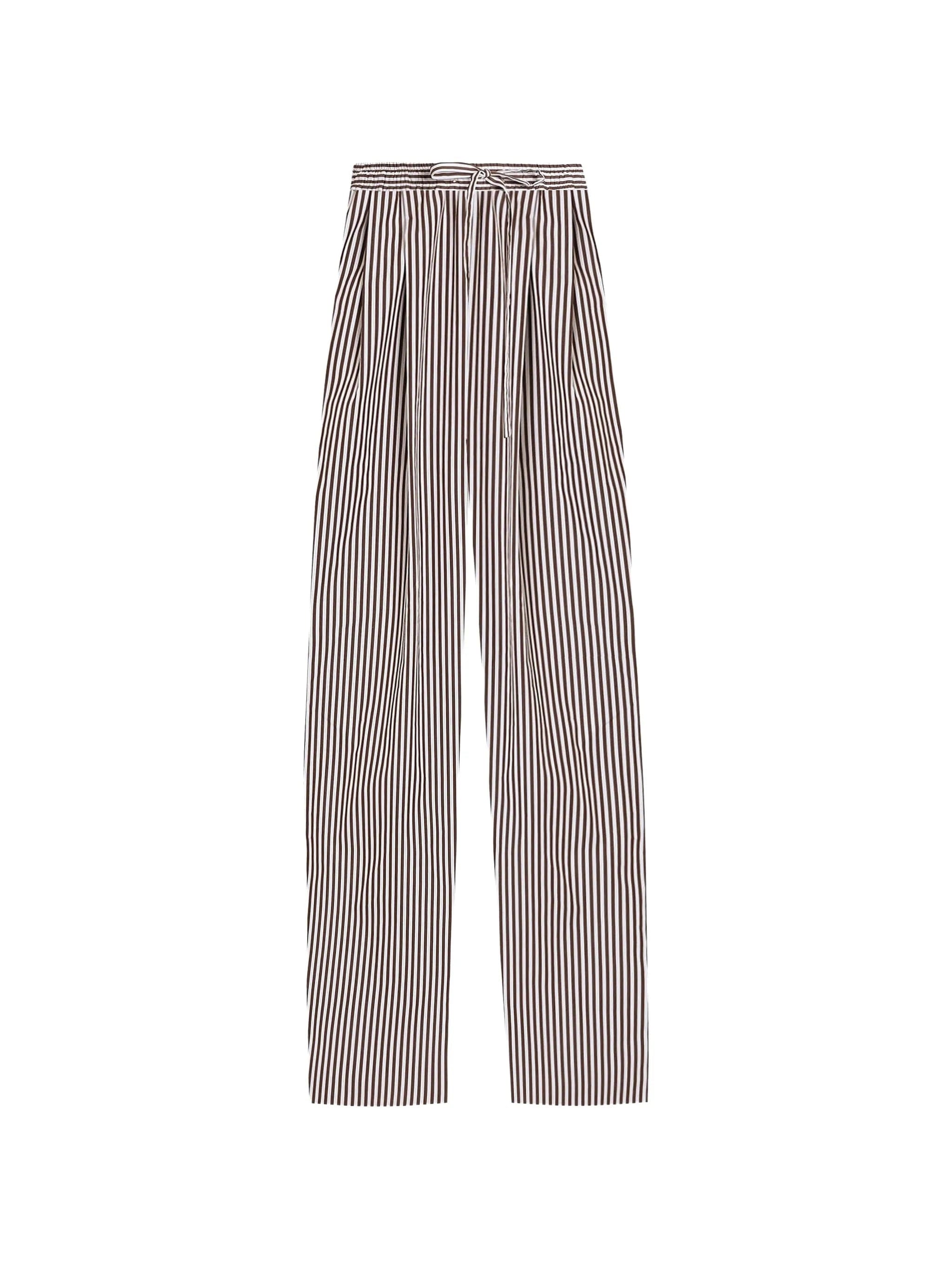 Dolce & Gabbana striped poplin trousers