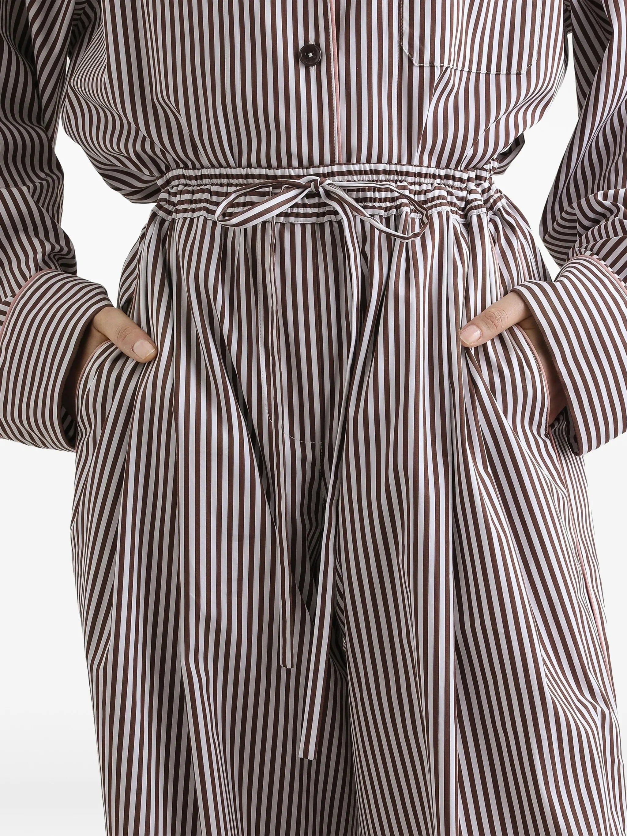Dolce & Gabbana striped poplin trousers