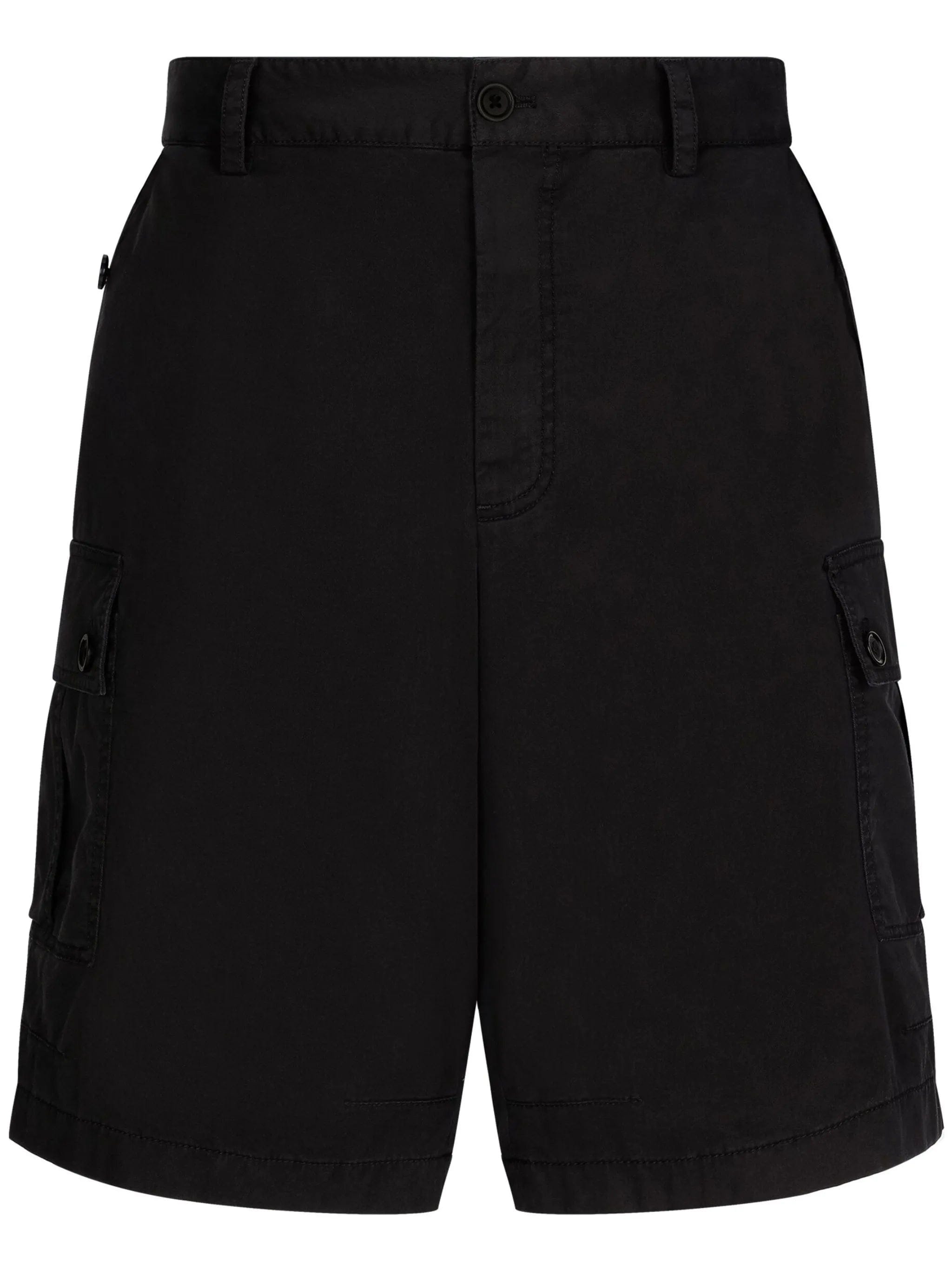 Dolce & Gabbana logo - plaque cargo shorts