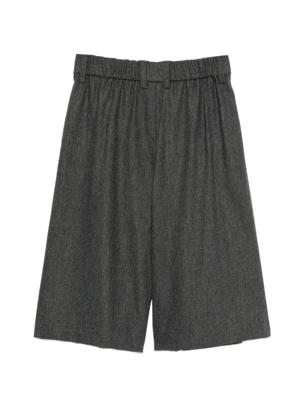 Emporio Armani Flannel Shorts — Charcoal