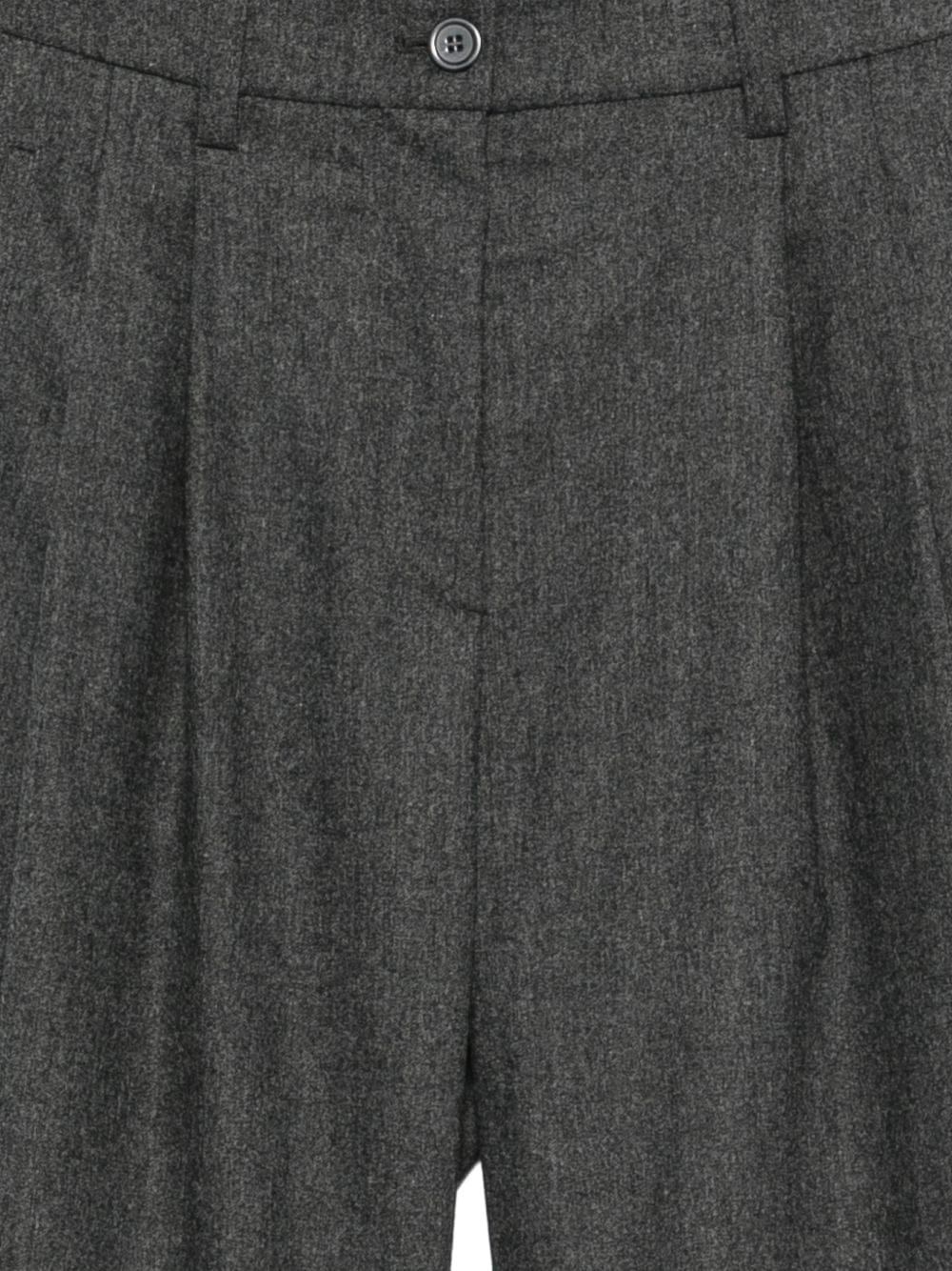 Emporio Armani Flannel Shorts — Charcoal