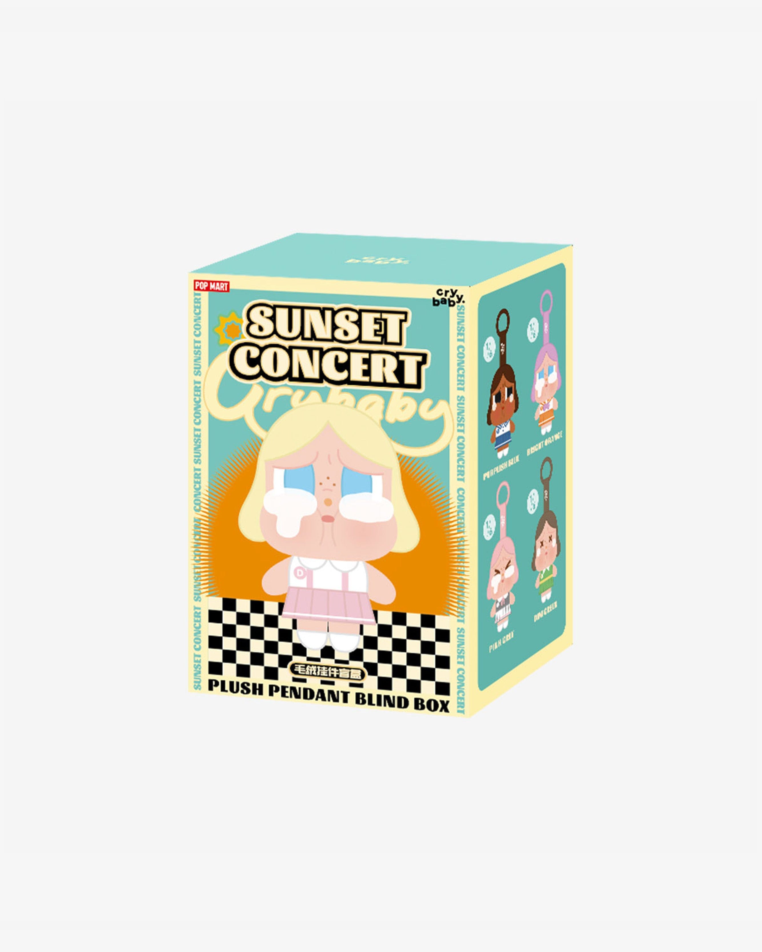 Pop Mart CryBaby Sunset Concert Series Plush Pendant Single Blind Box