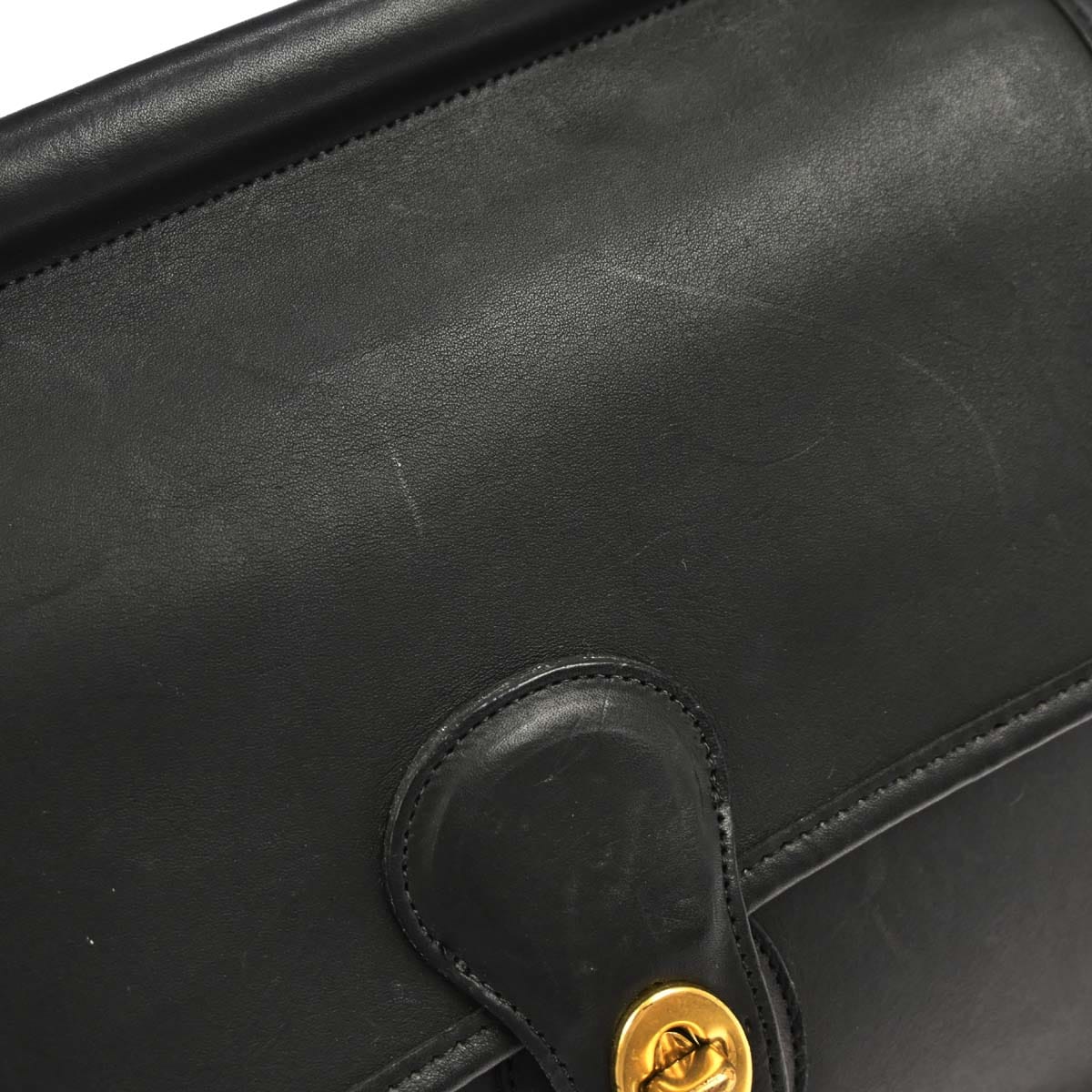 Other Brand Coach Black Leather 2way Shoulder Handbag