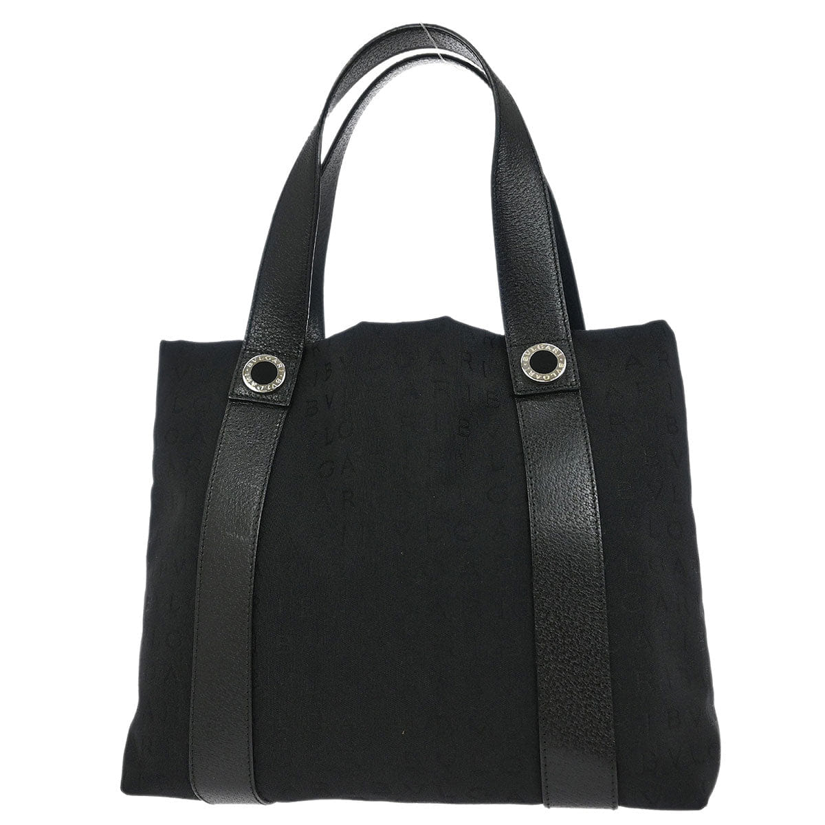 Other Brand Bvlgari Black Canvas Logomania Tote Handbag