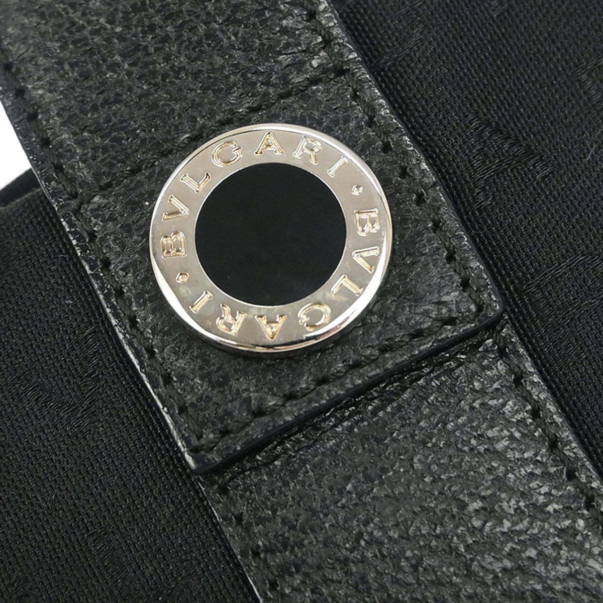 Other Brand Bvlgari Black Canvas Logomania Tote Handbag