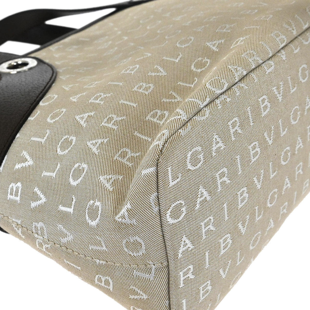 Other Brand Bvlgari Beige Brown Logomania Tote Bag