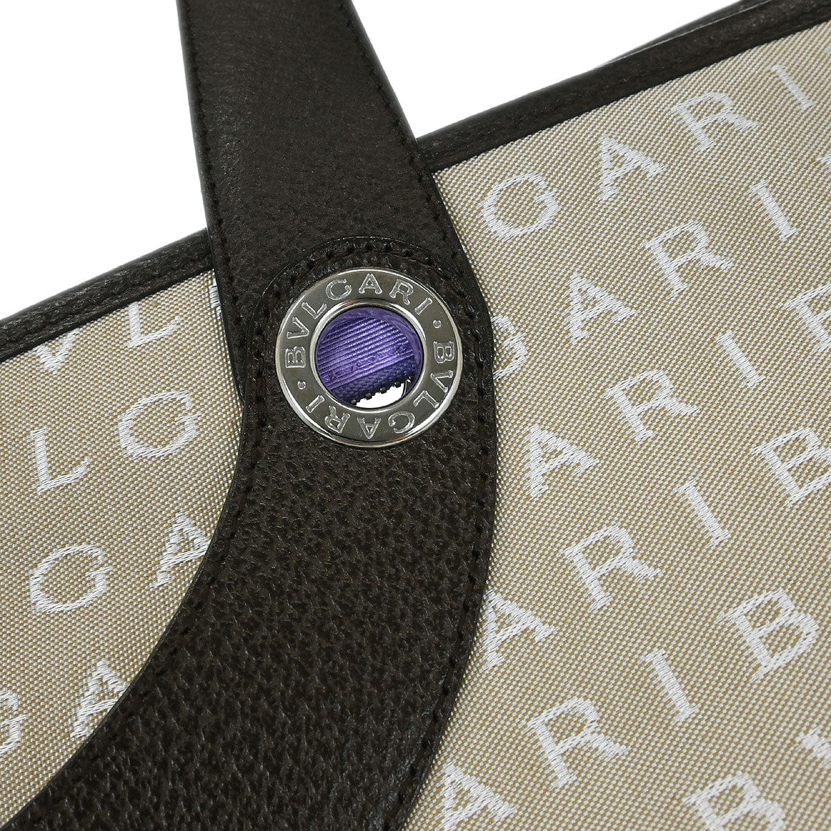 Other Brand Bvlgari Beige Brown Logomania Tote Bag