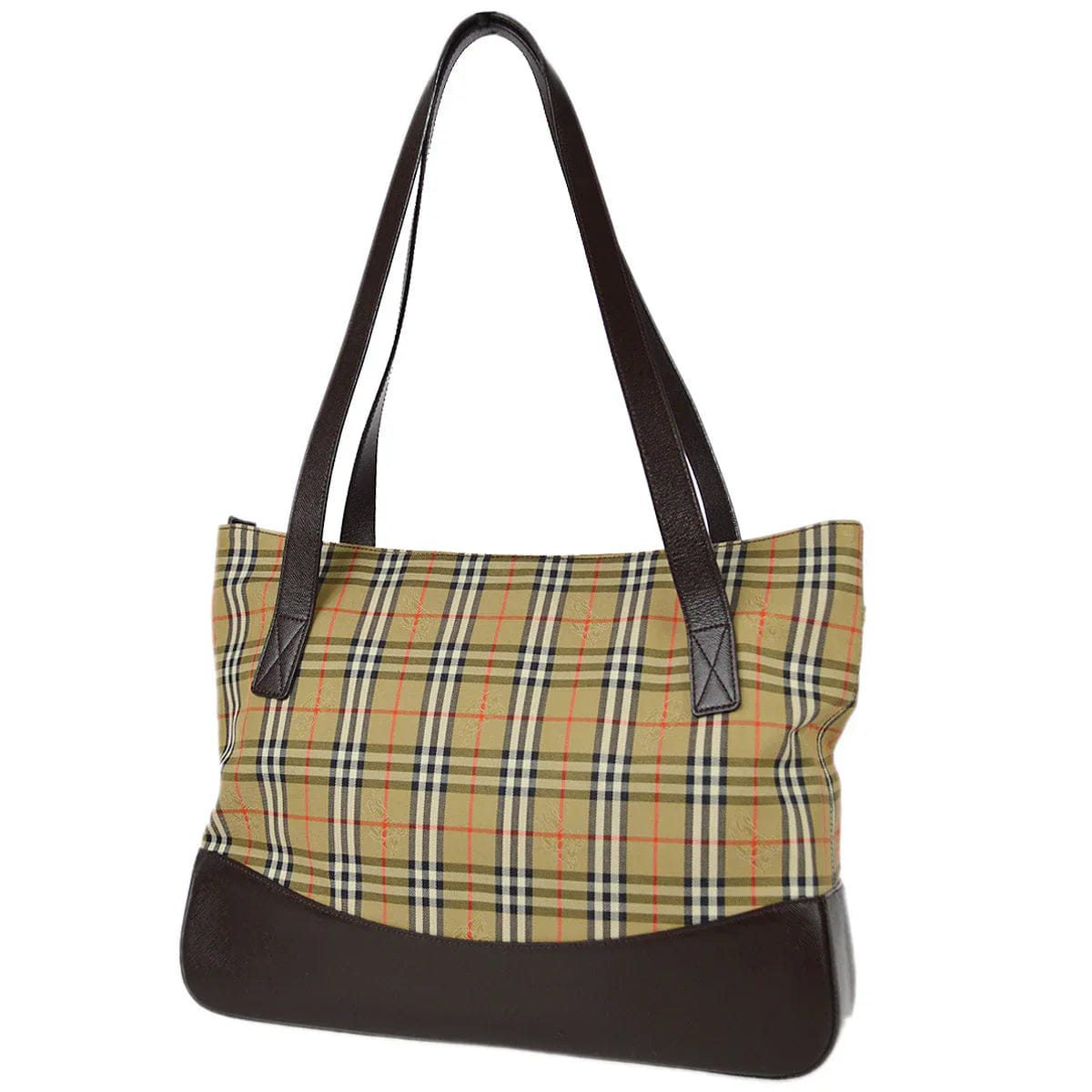 Other Brand Burberrys Beige House Check Shoulder Tote Bag
