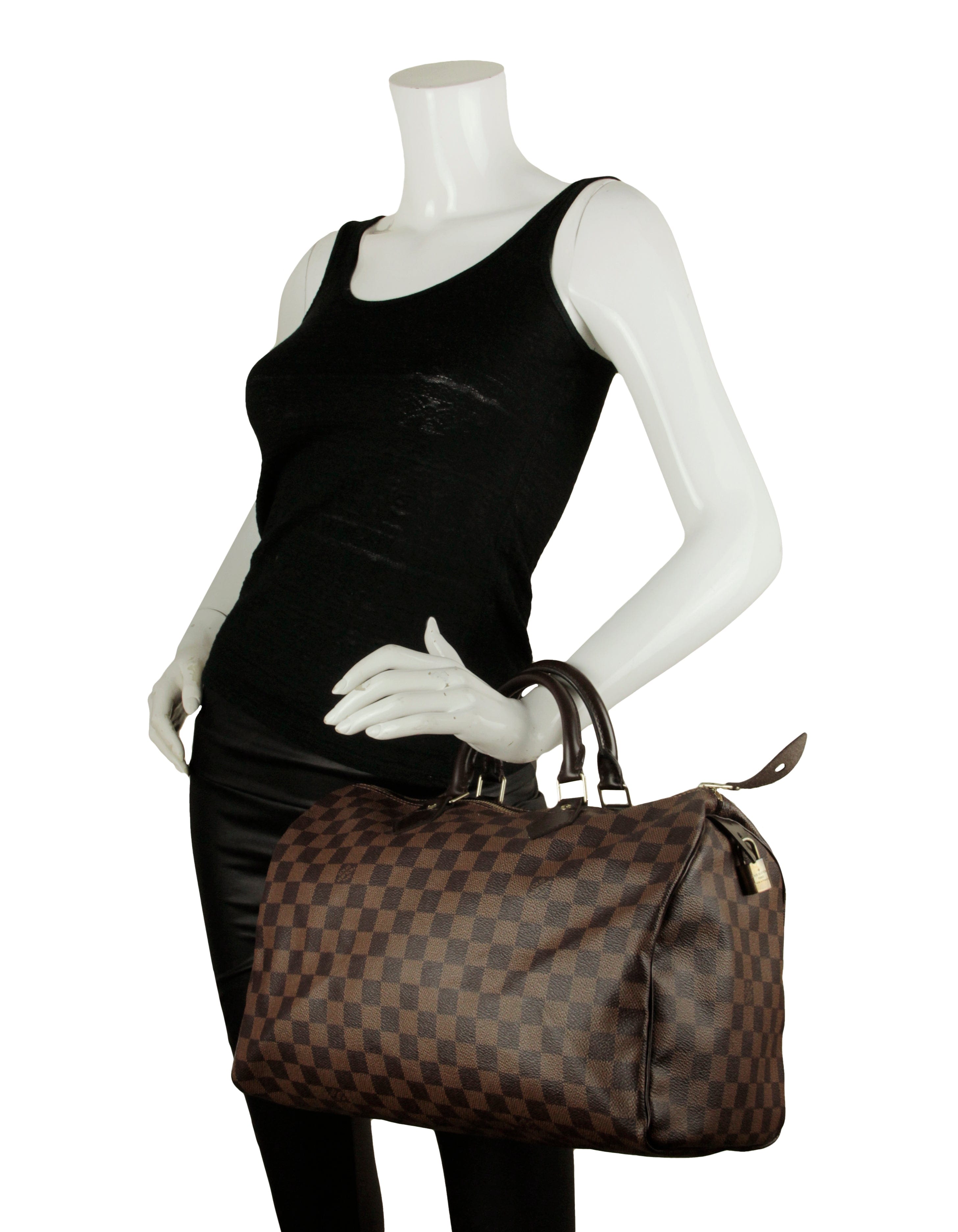 ASC Resale Louis Vuitton Damier Ebene Speedy 35 Bag