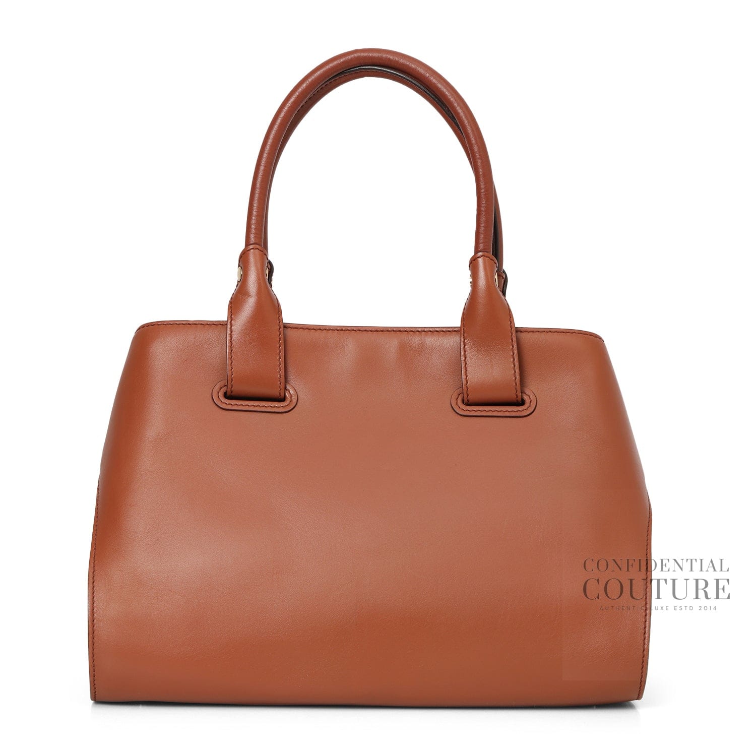 Tods Brown Small Cape Leather Tote