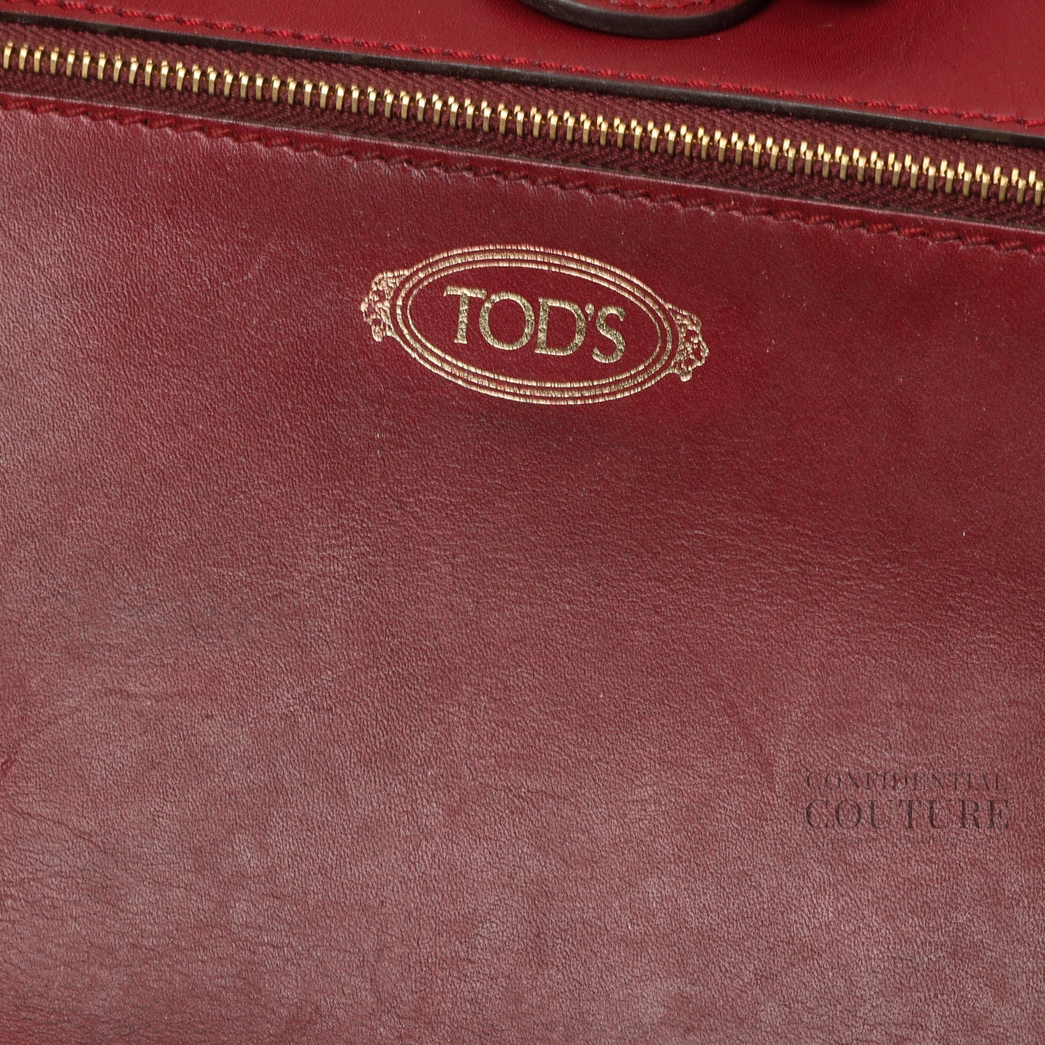 Tods Brown Small Cape Leather Tote