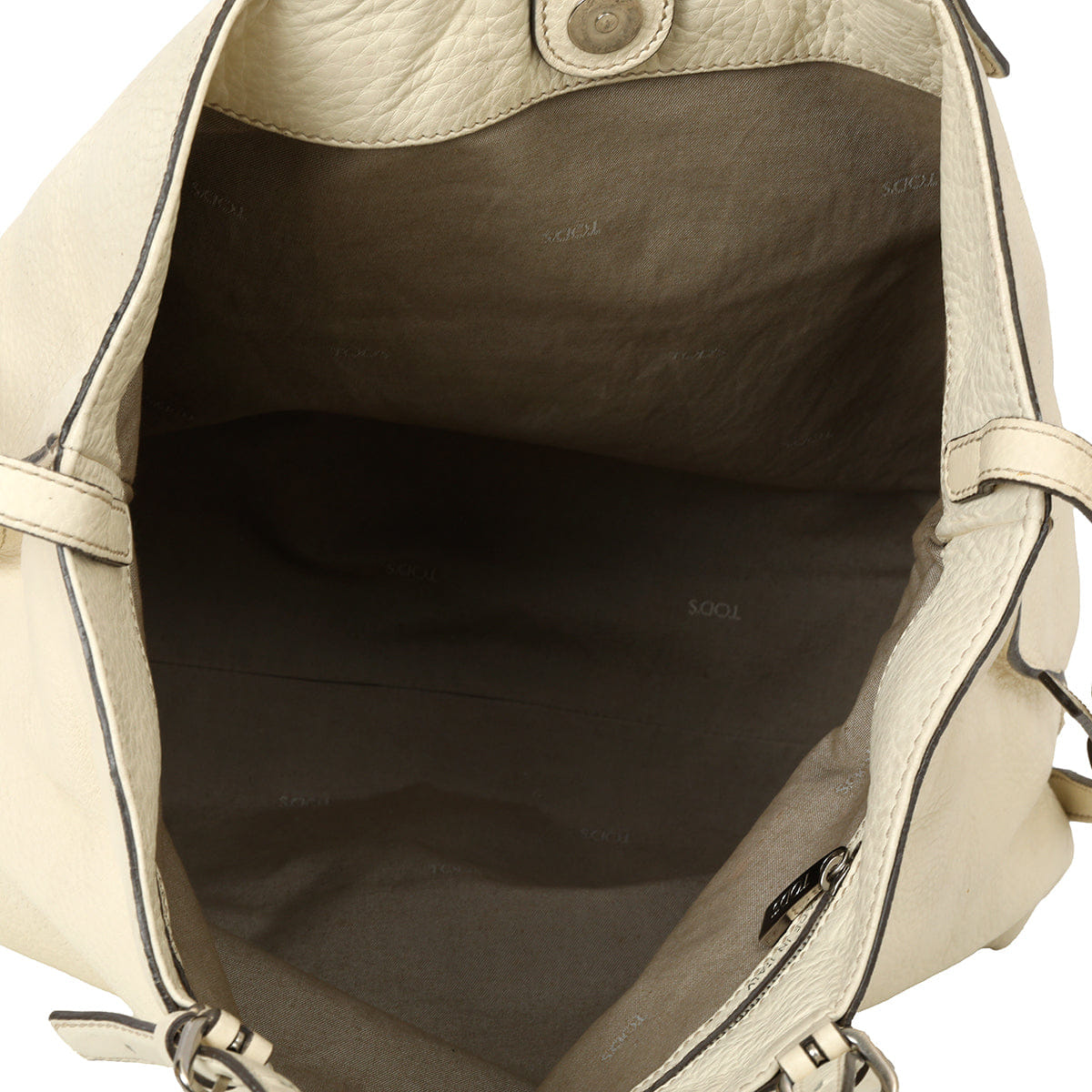 Tods Leather Media Tote Bag One Size