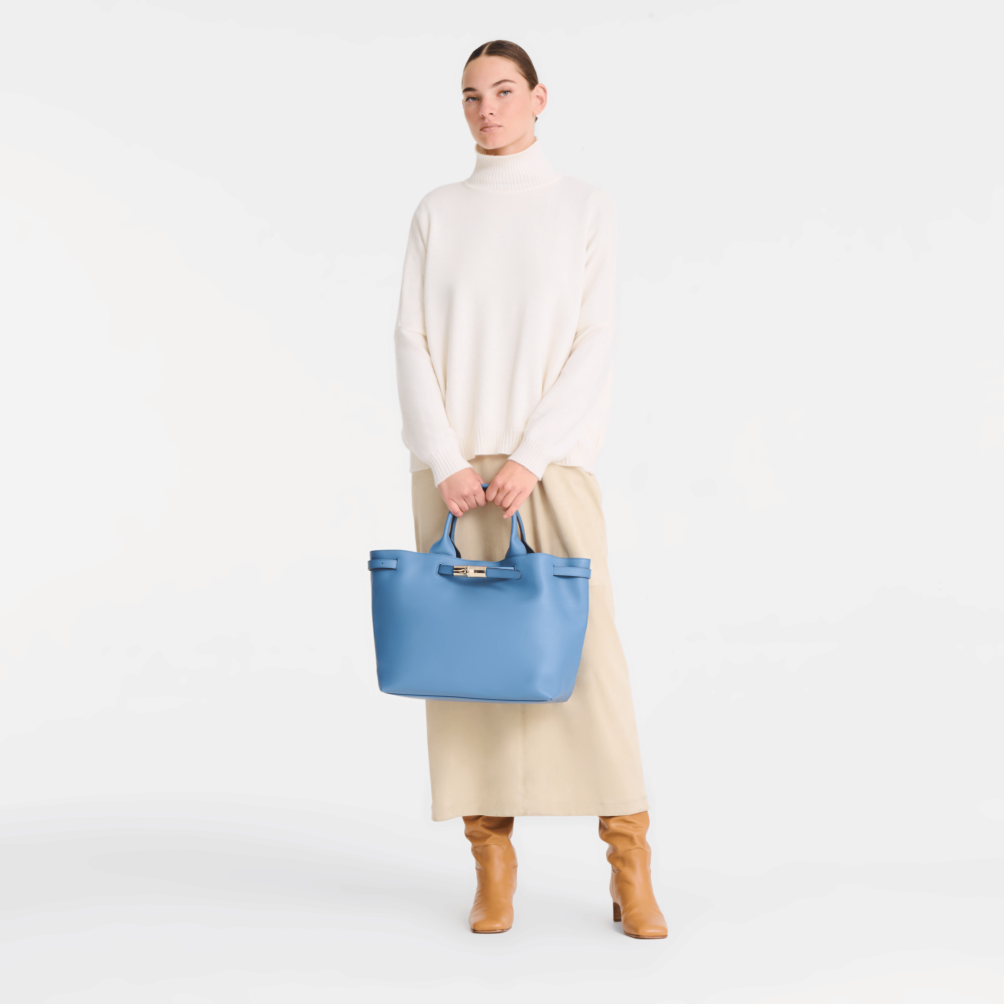 Long Champ Longchamp Le Smart Handbag Slate