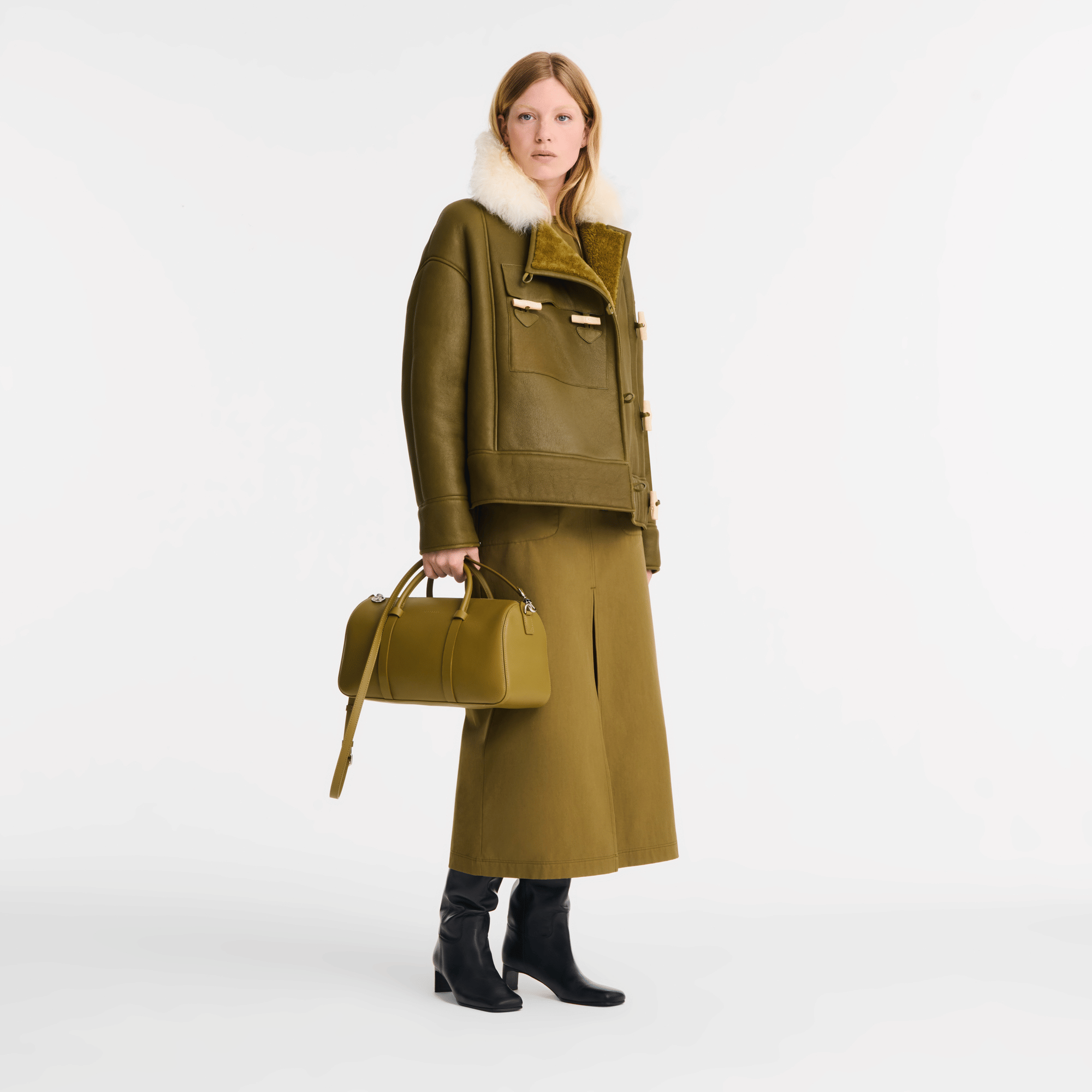 Long Champ Longchamp Daylong L Handbag Olive