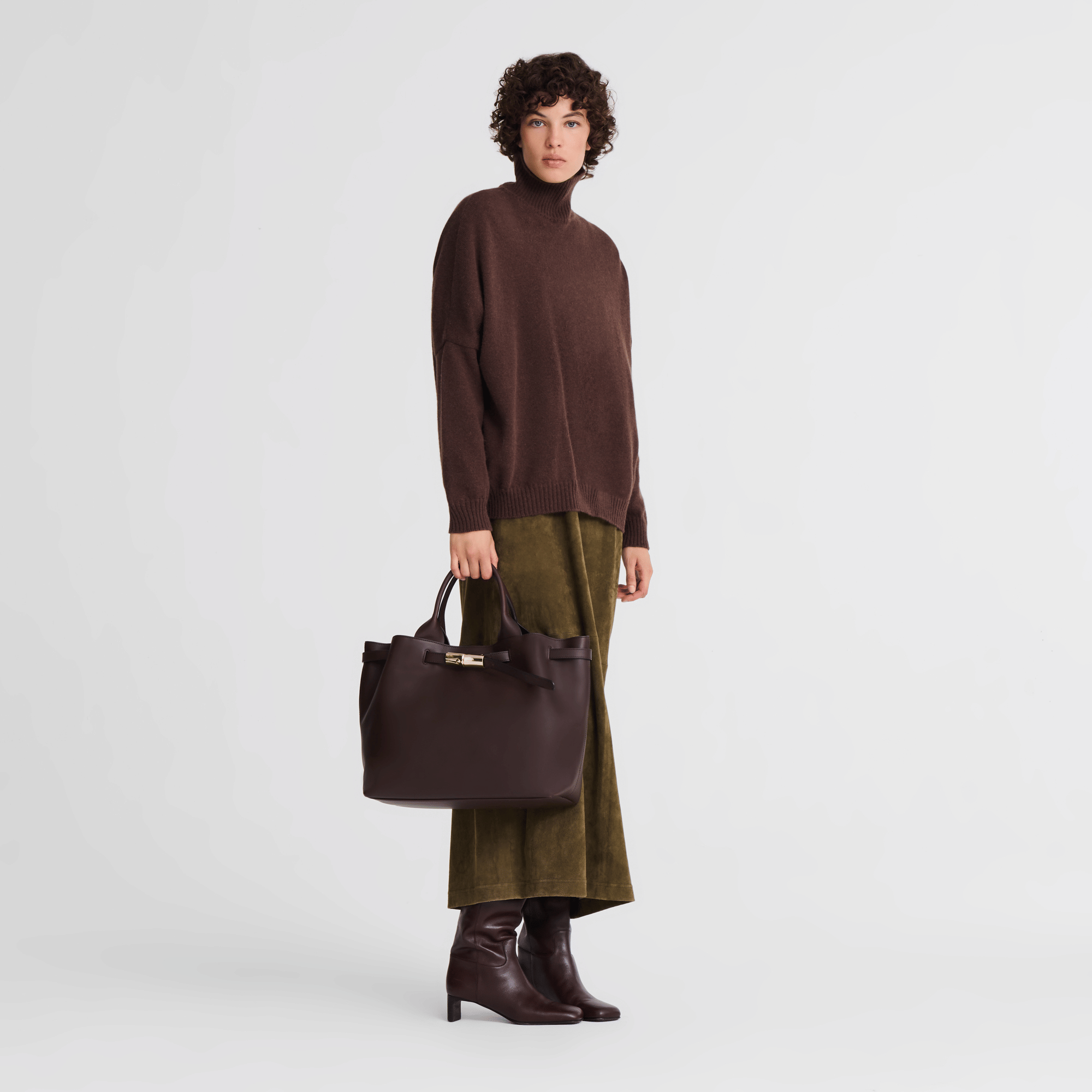 Long Champ Longchamp Le Smart Handbag Mocha