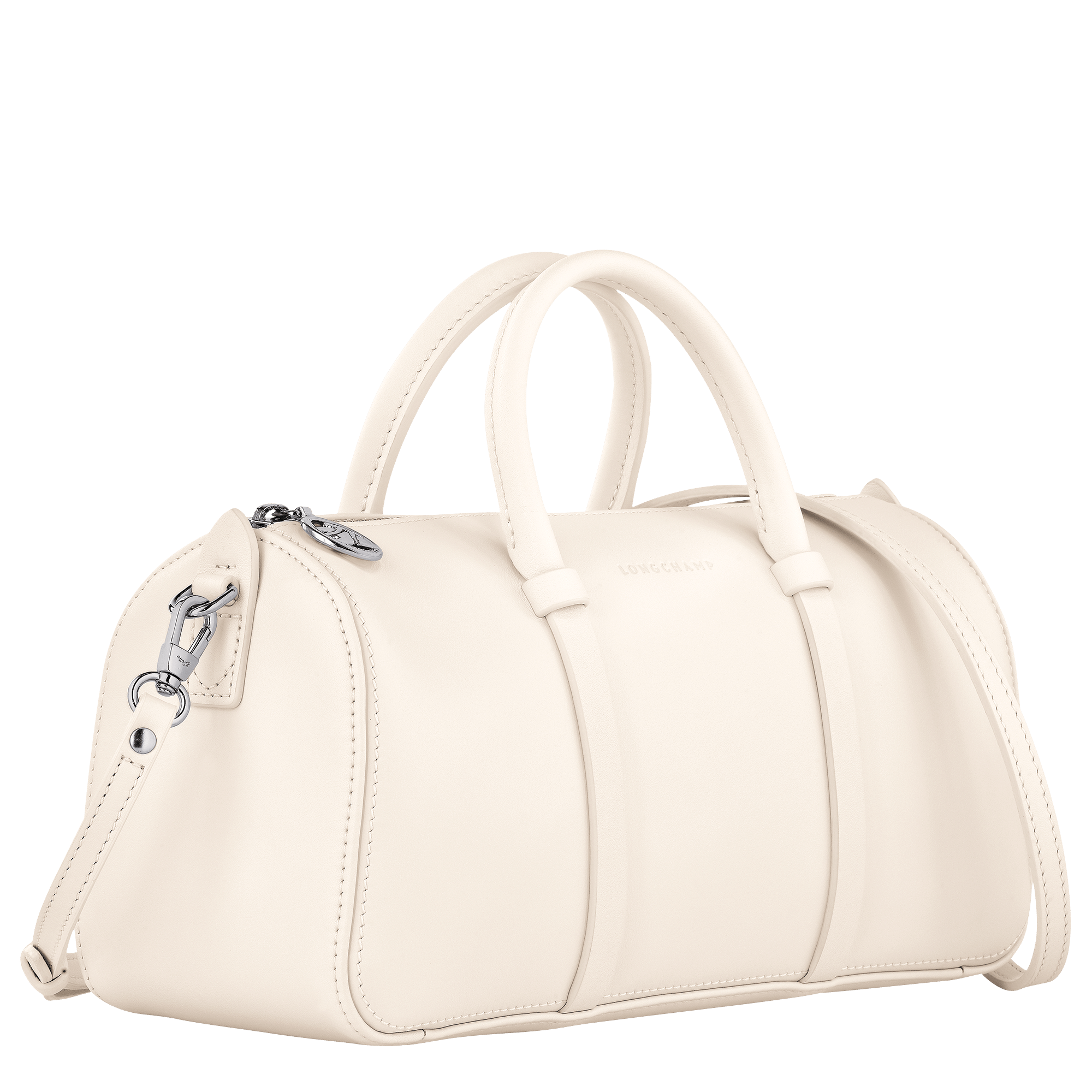 Long Champ Longchamp Daylong M Handbag Ecru