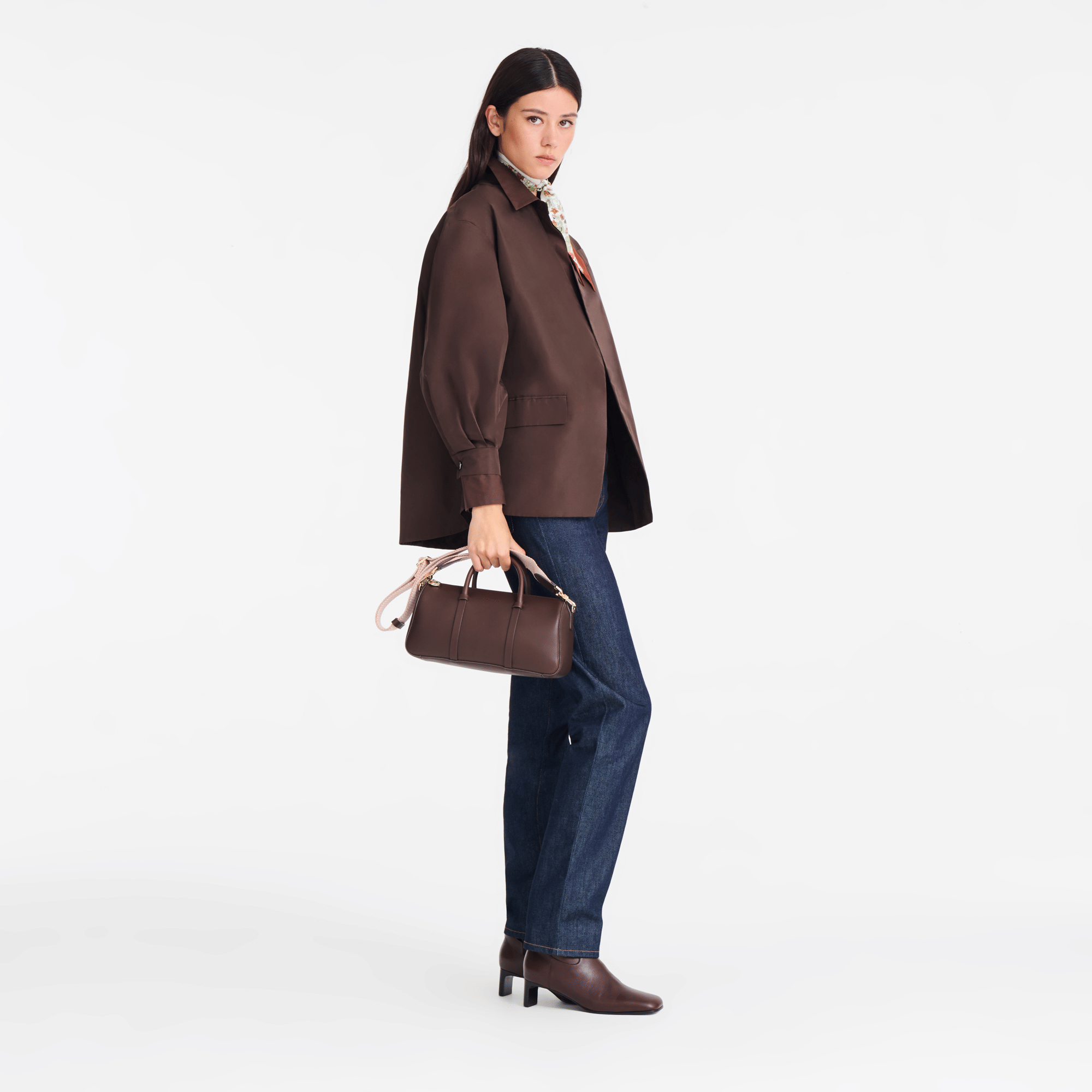 Long Champ Longchamp Daylong M Handbag Mocha