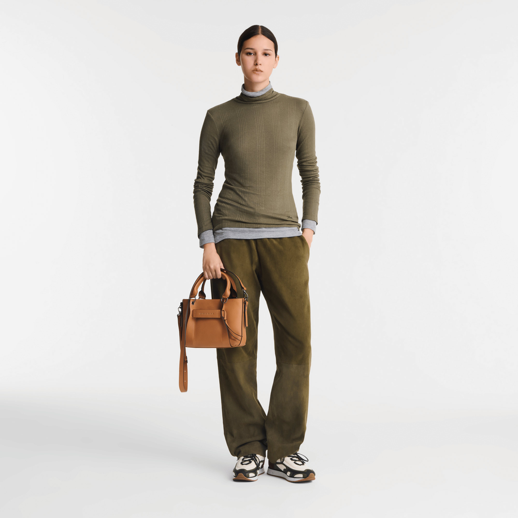 Long Champ Longchamp Longchamp 3D S Handbag Natural