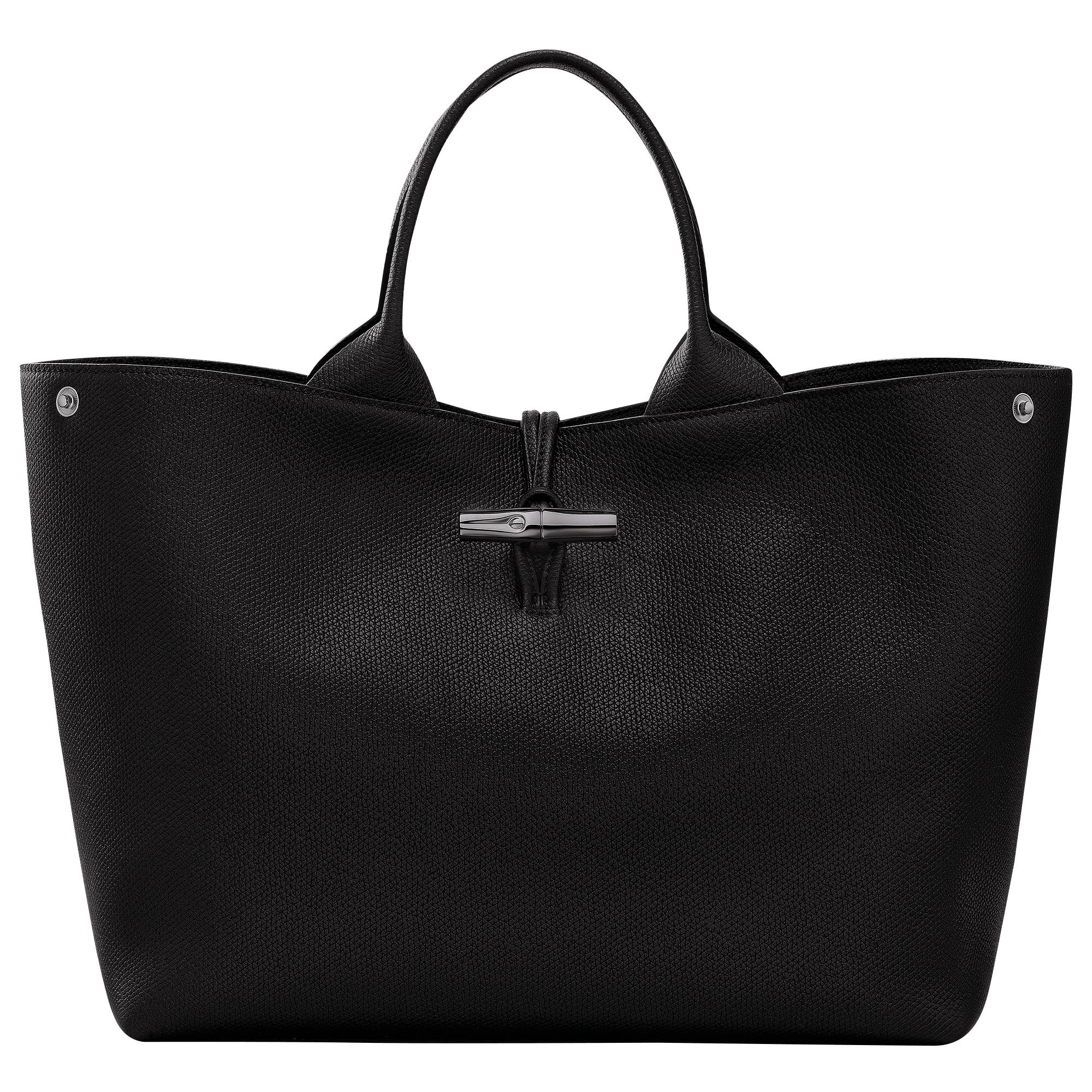 Long Champ Longchamp Le Roseau L Handbag Black