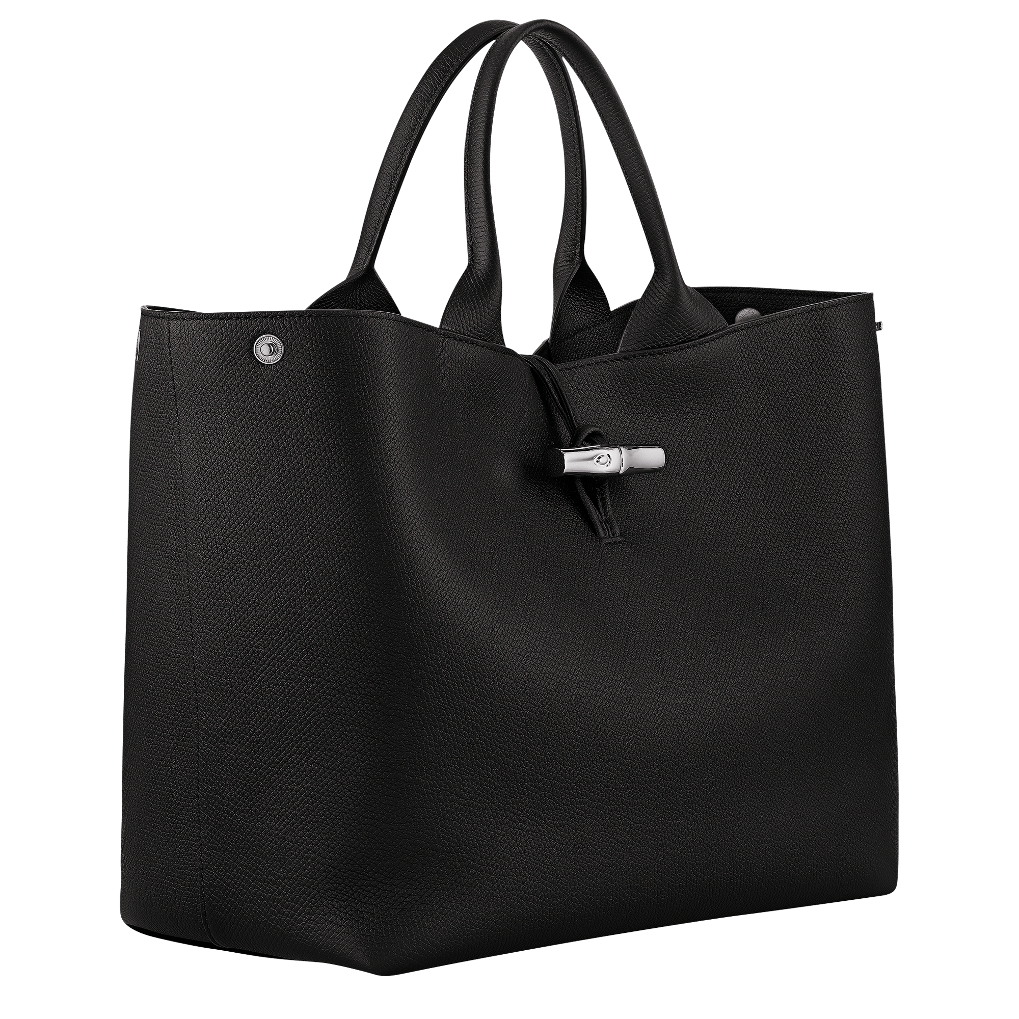 Long Champ Longchamp Le Roseau L Handbag Black