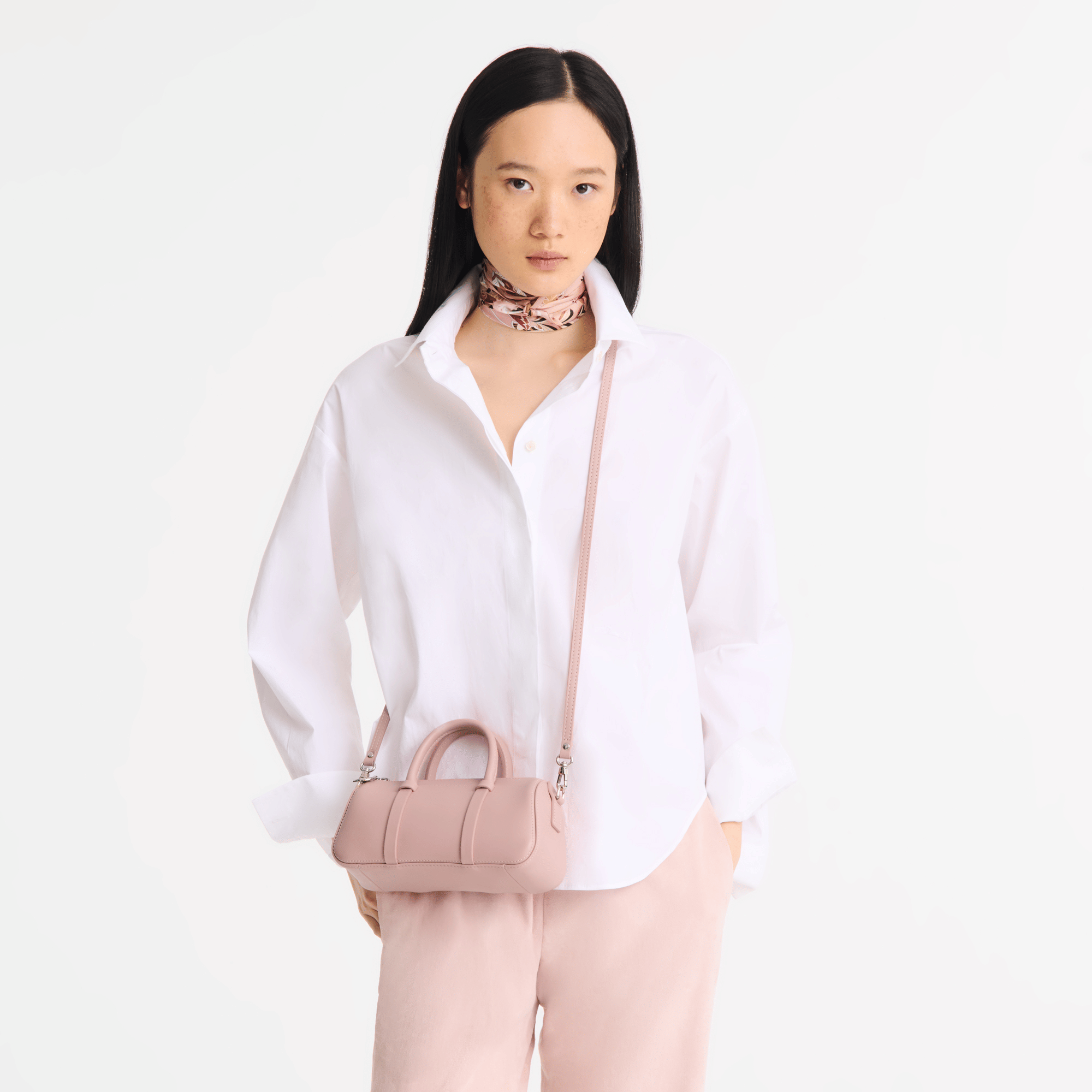 Long Champ Longchamp Daylong S Handbag Pink Tea