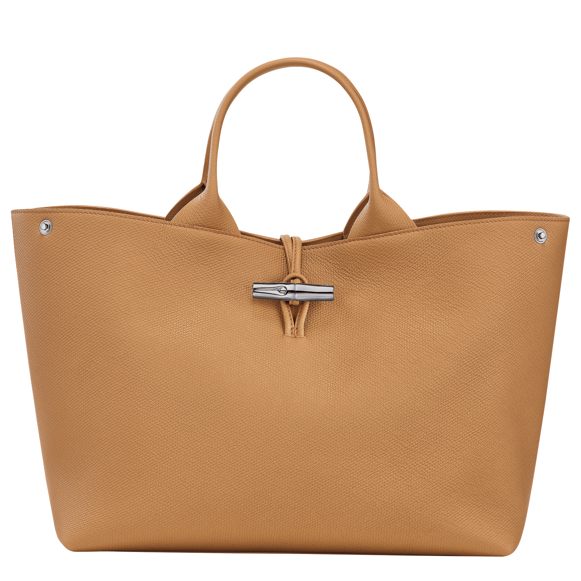 Long Champ Longchamp Le Roseau L Handbag Walnut