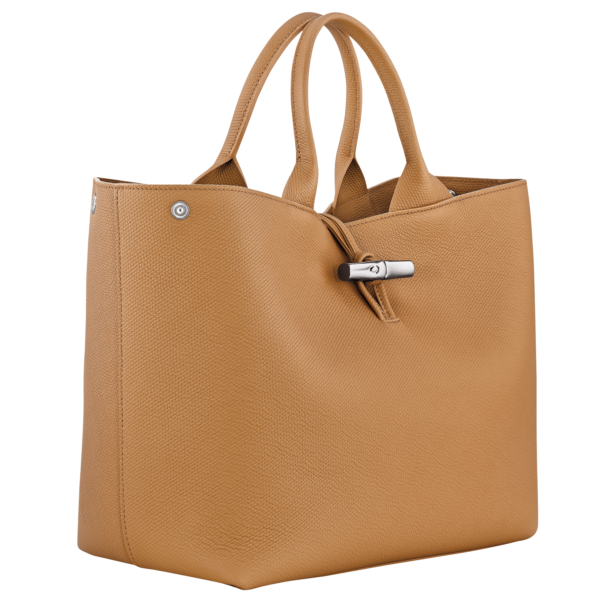 Long Champ Longchamp Le Roseau L Handbag Walnut