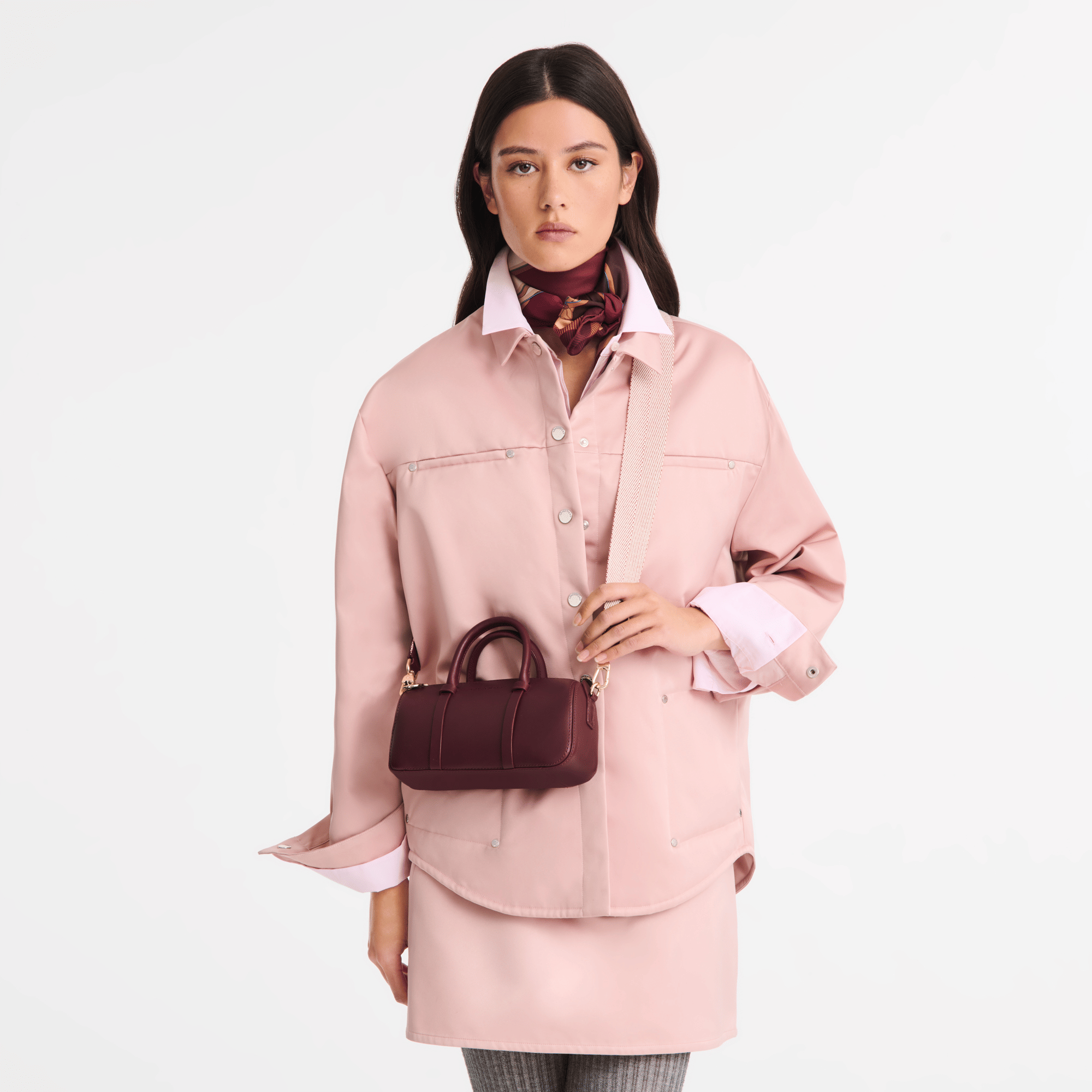 Long Champ Longchamp Daylong S Handbag Pomegranate