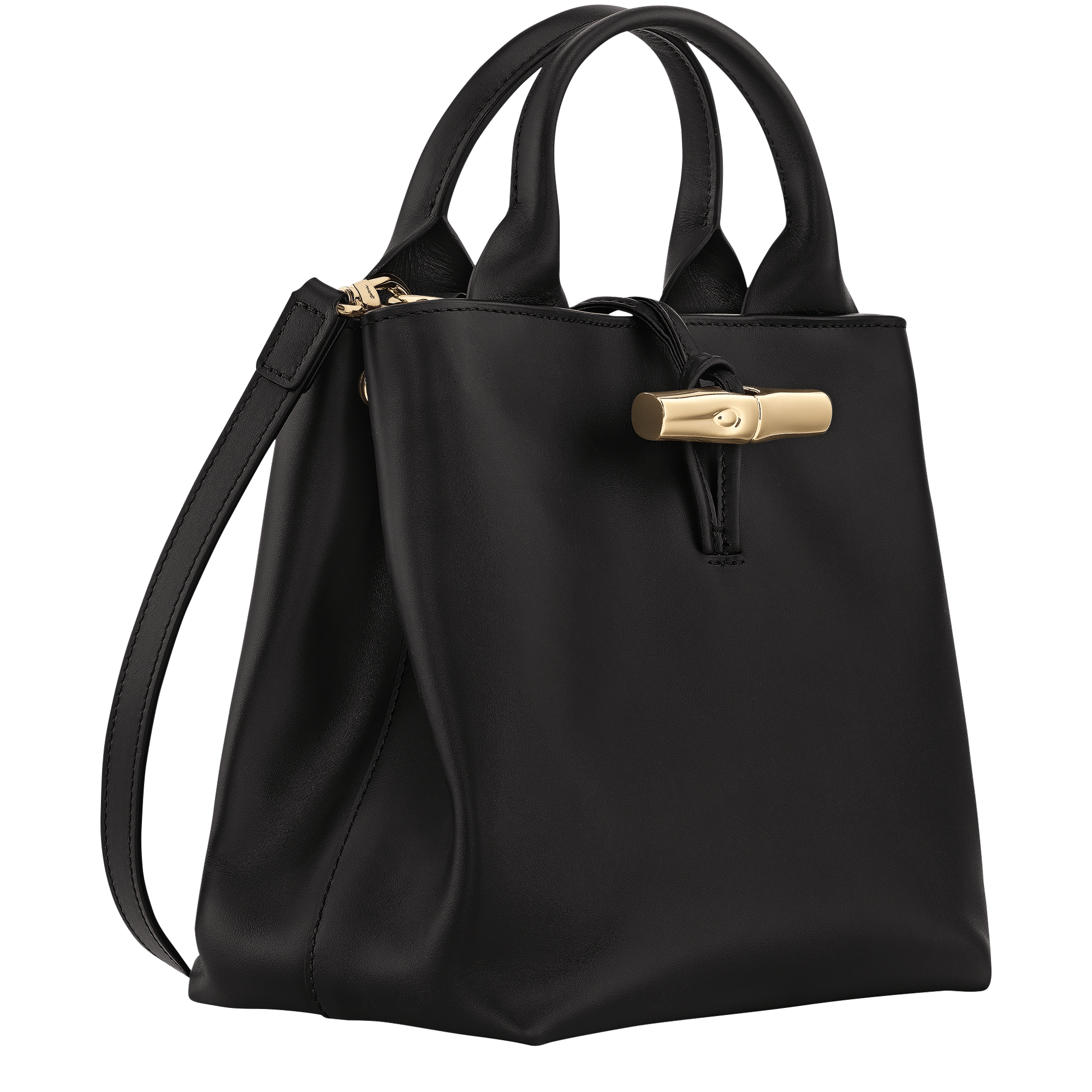 Long Champ Longchamp Le Roseau S Handbag Black