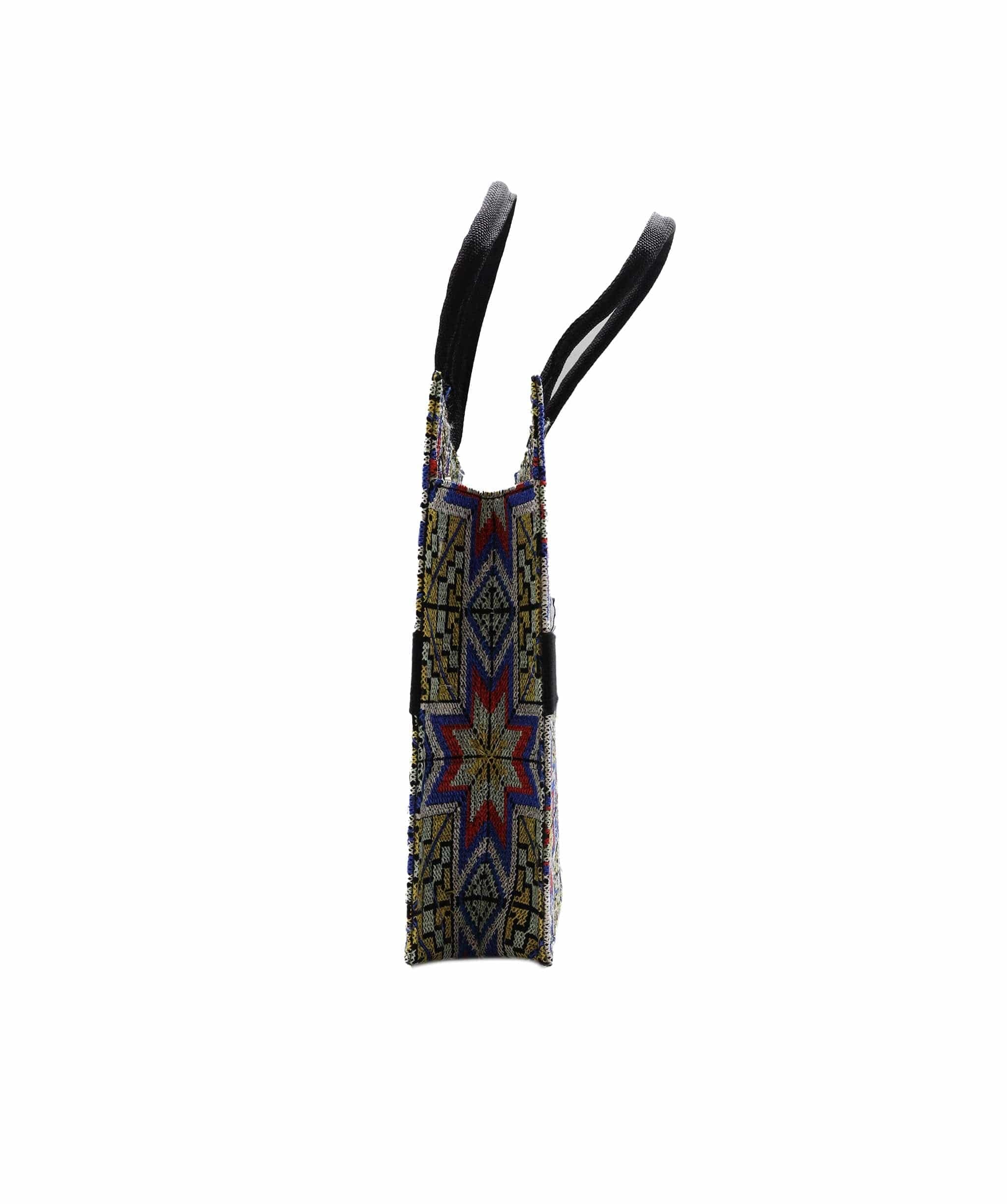 HANDMADE Embroidered Handmade Tote Yellow DXBS2978
