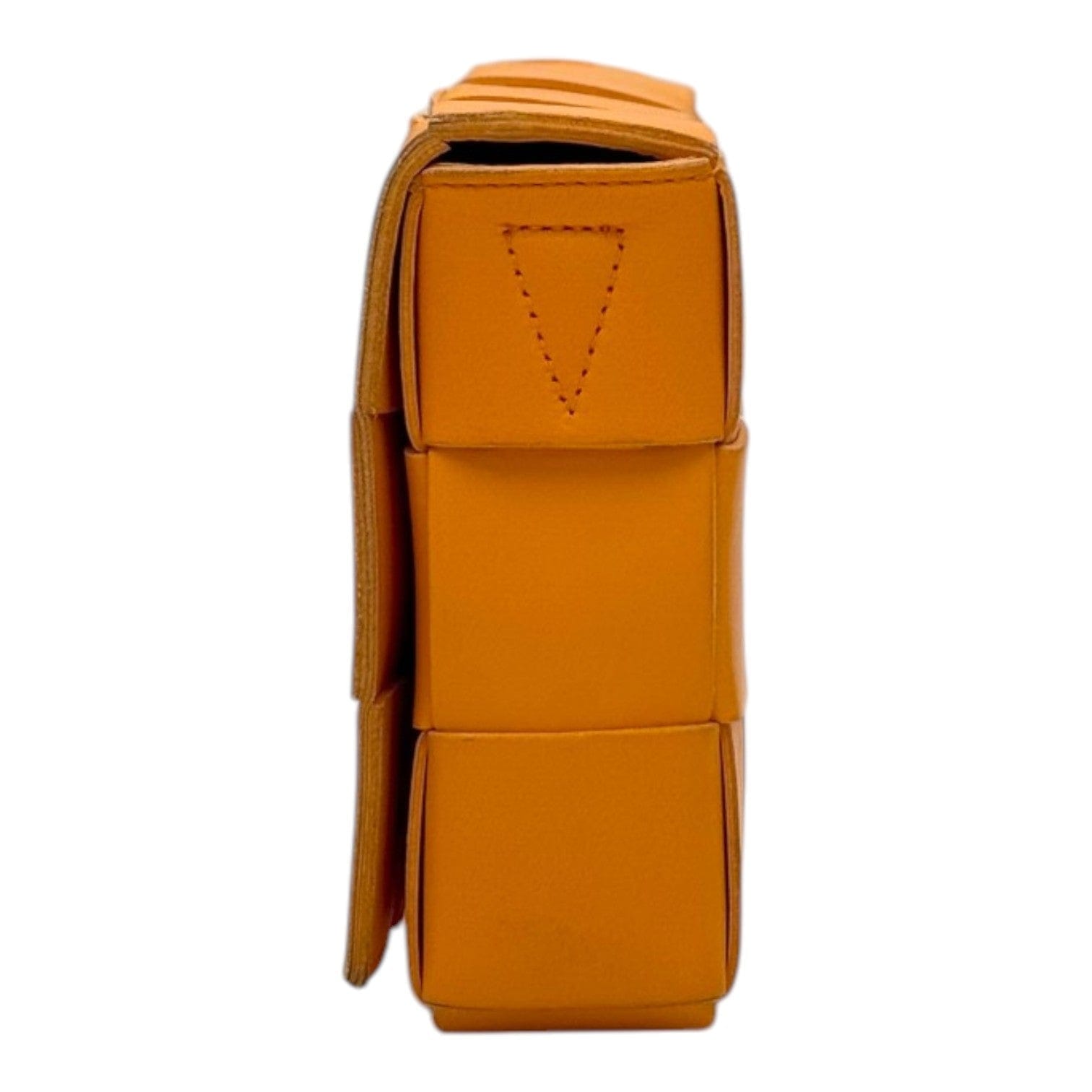 Bottega Venetta Bottega Veneta Orange Intrecciato Cassette Bag