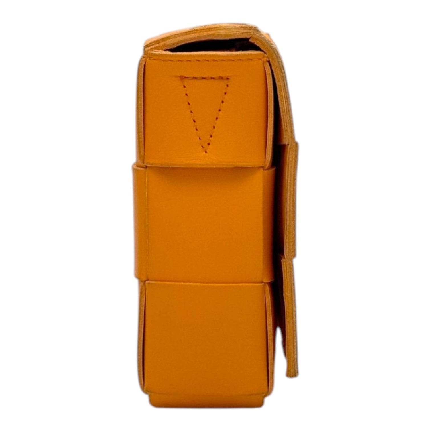 Bottega Venetta Bottega Veneta Orange Intrecciato Cassette Bag