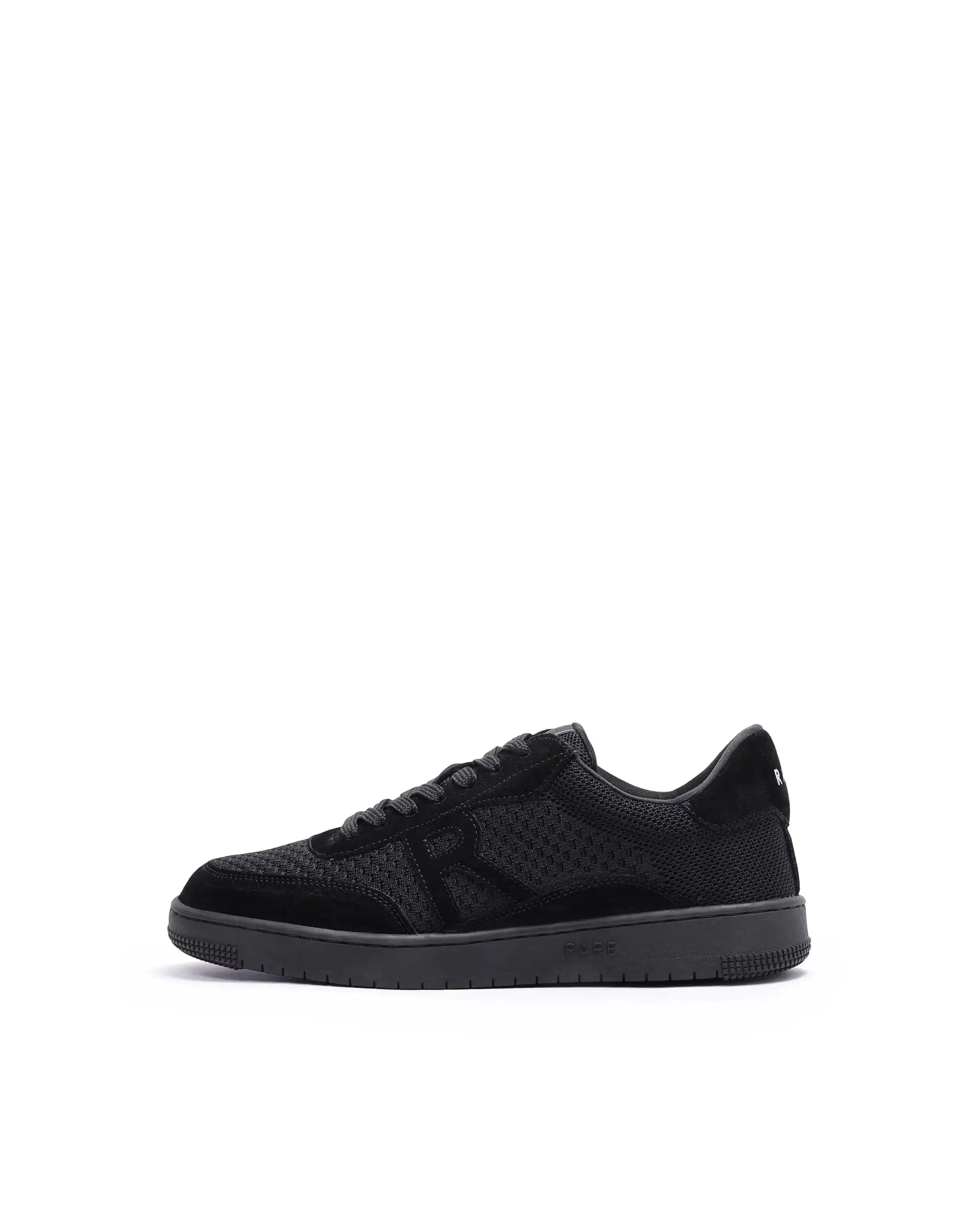 RAREZ Rare Rabbit Men's Flint Black Lace - Up Closure Sneaker