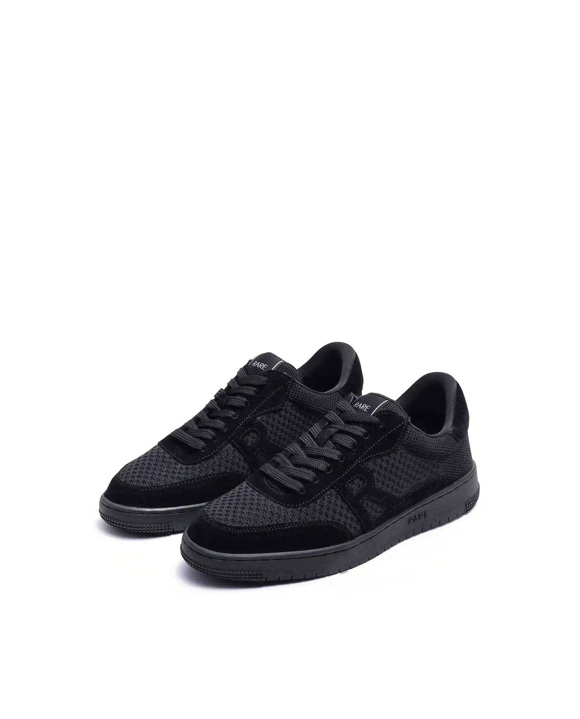 RAREZ Rare Rabbit Men's Flint Black Lace - Up Closure Sneaker