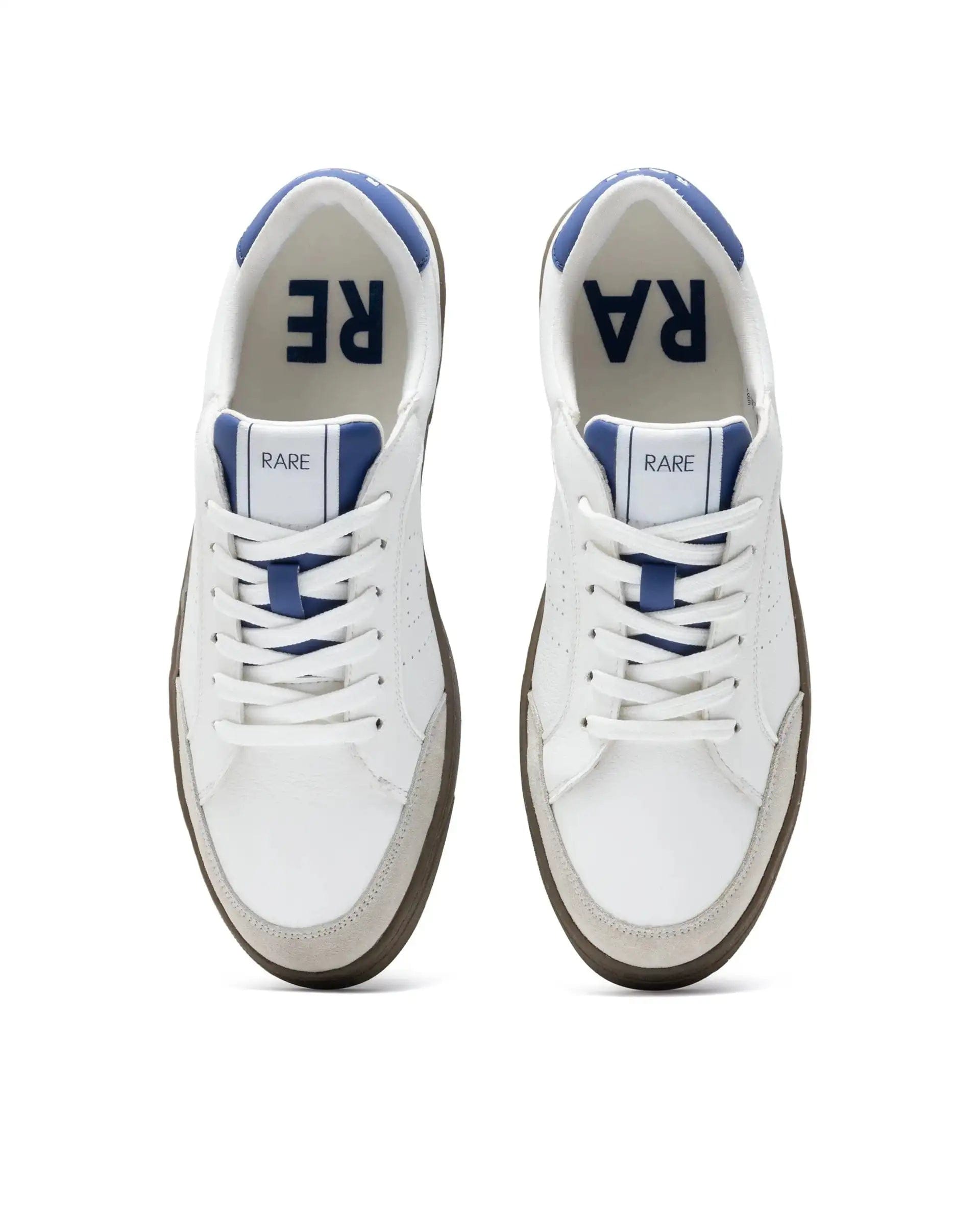 RAREZ Rare Rabbit Men's Knox Blue Micro Fiber Causal Sneaker