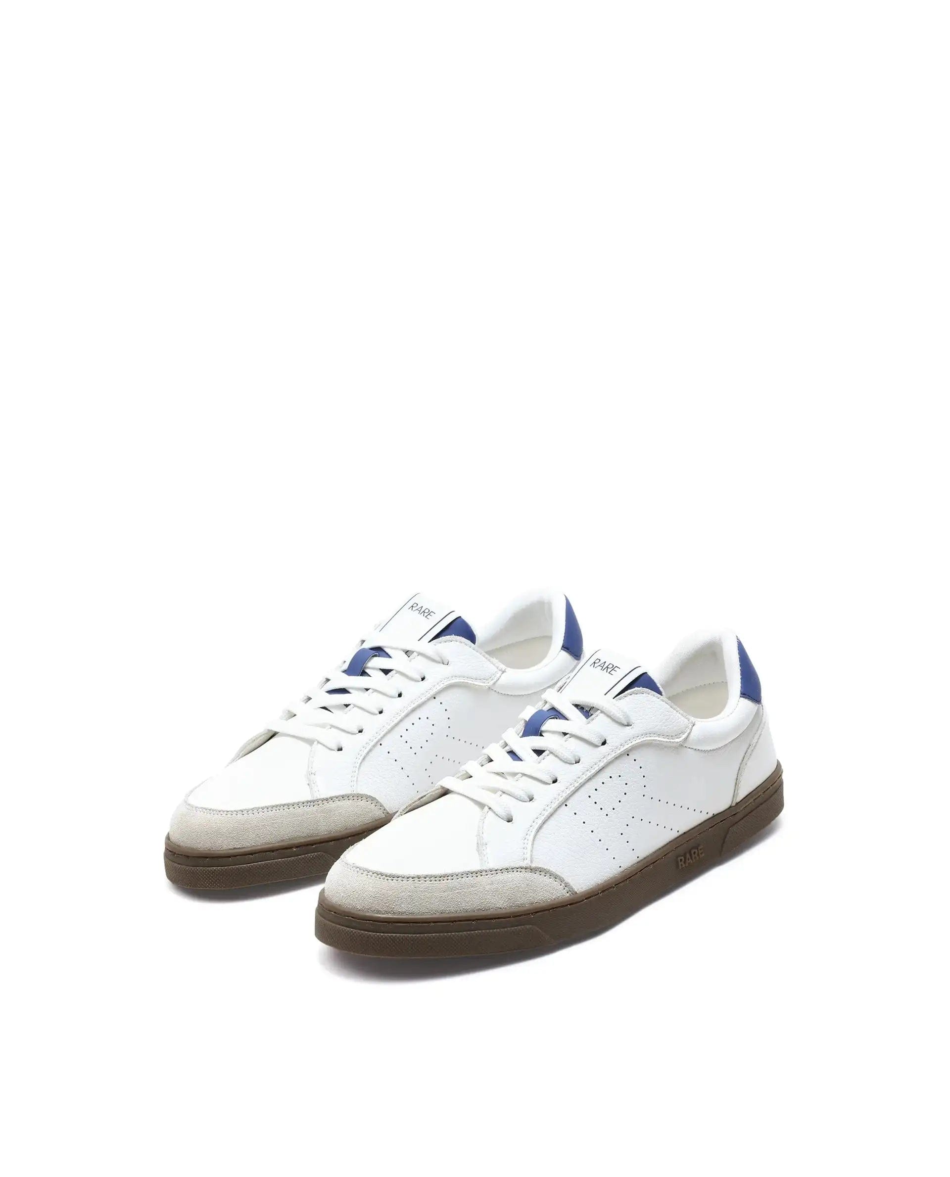 RAREZ Rare Rabbit Men's Knox Blue Micro Fiber Causal Sneaker
